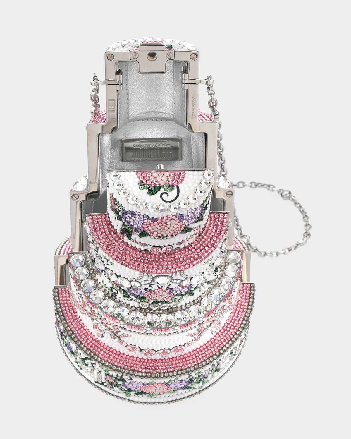 Judith Leiber Couture Tie The Knot Tiered Cake Clutch Bag