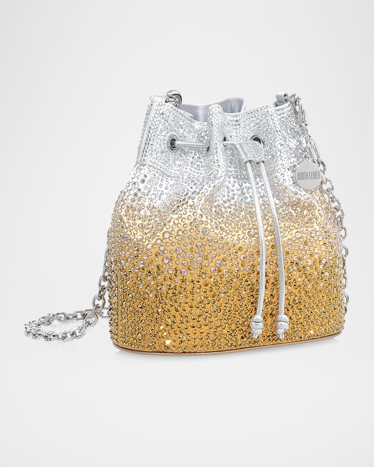 Judith Leiber Couture Piper Gradient Crystal Bucket Bag