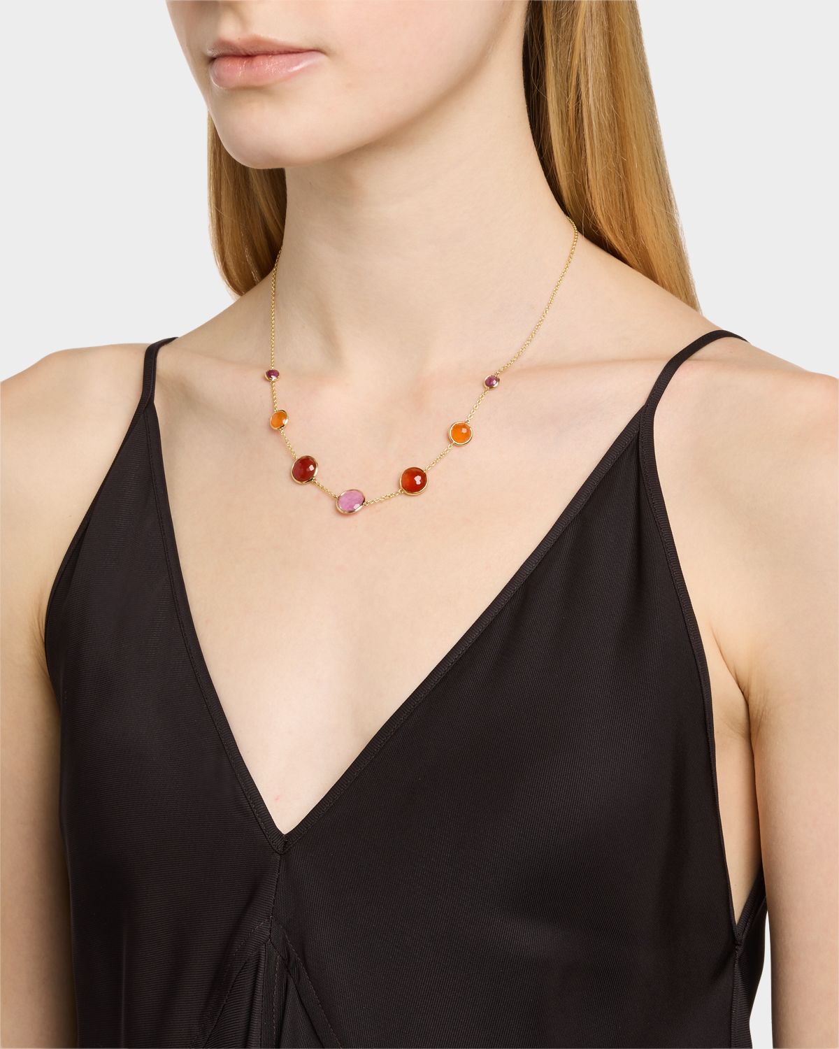 Ippolita Lollipop 18K Yellow Gold Graduated 7-Stone Necklace