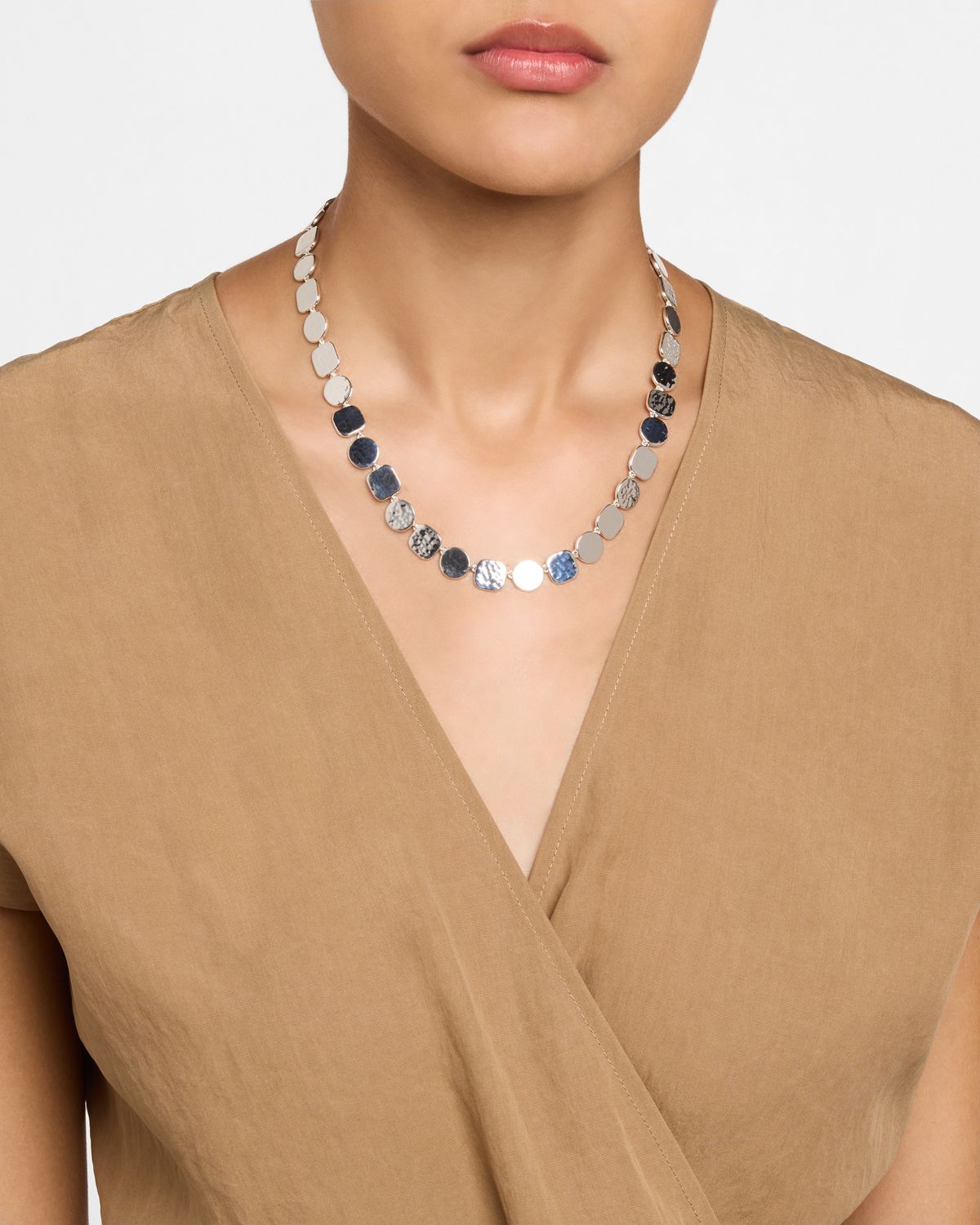 Ippolita 925 Classico Hammered Surface Flexible Necklace