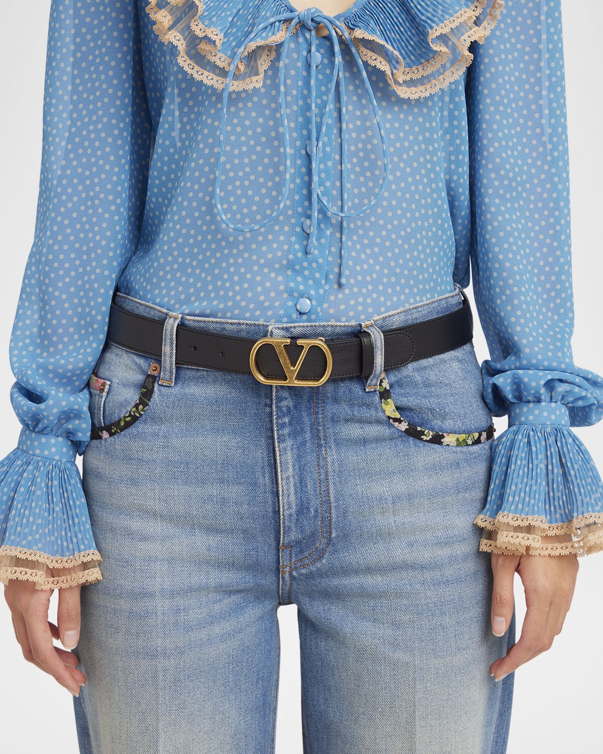 Valentino Garavani BELT H 20 VLOGO SIGNATURE