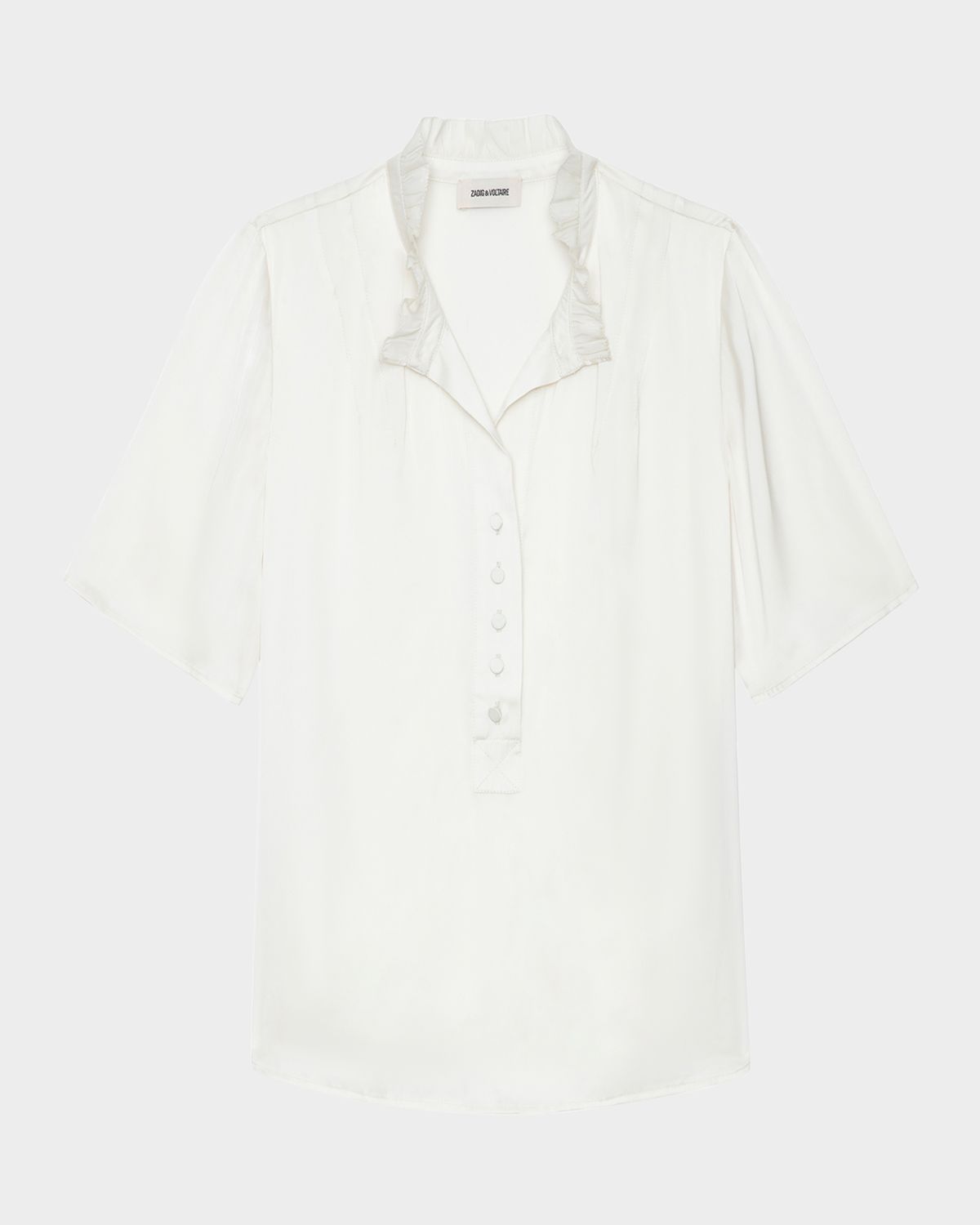 Zadig & Voltaire Topher Satin Blouse