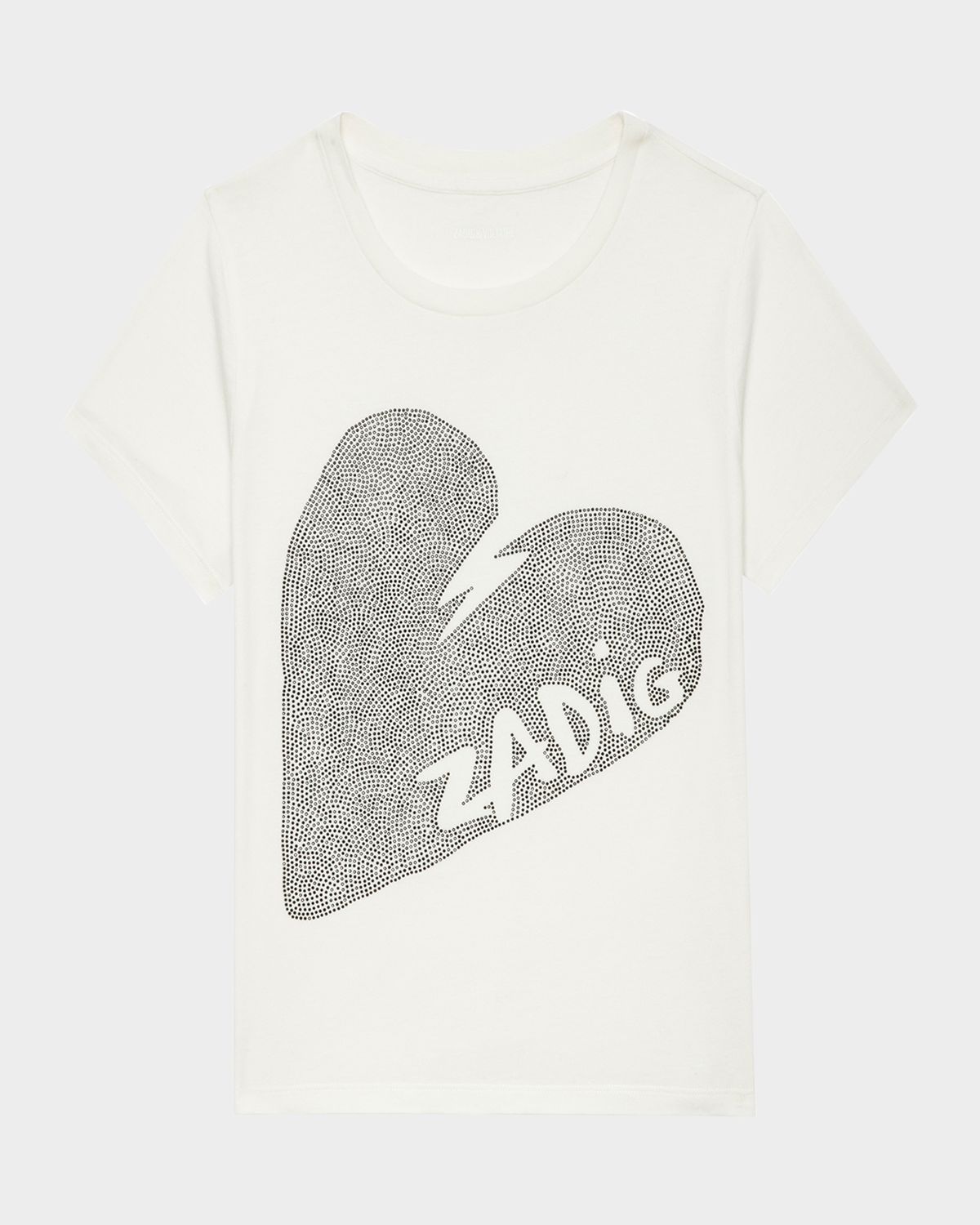 Zadig & Voltaire Alys Embellished Big Heart T-Shirt | Thumbnail 6 Zadig & Voltaire Alys Embellished Big Heart T-Shirt | Thumbnail 6