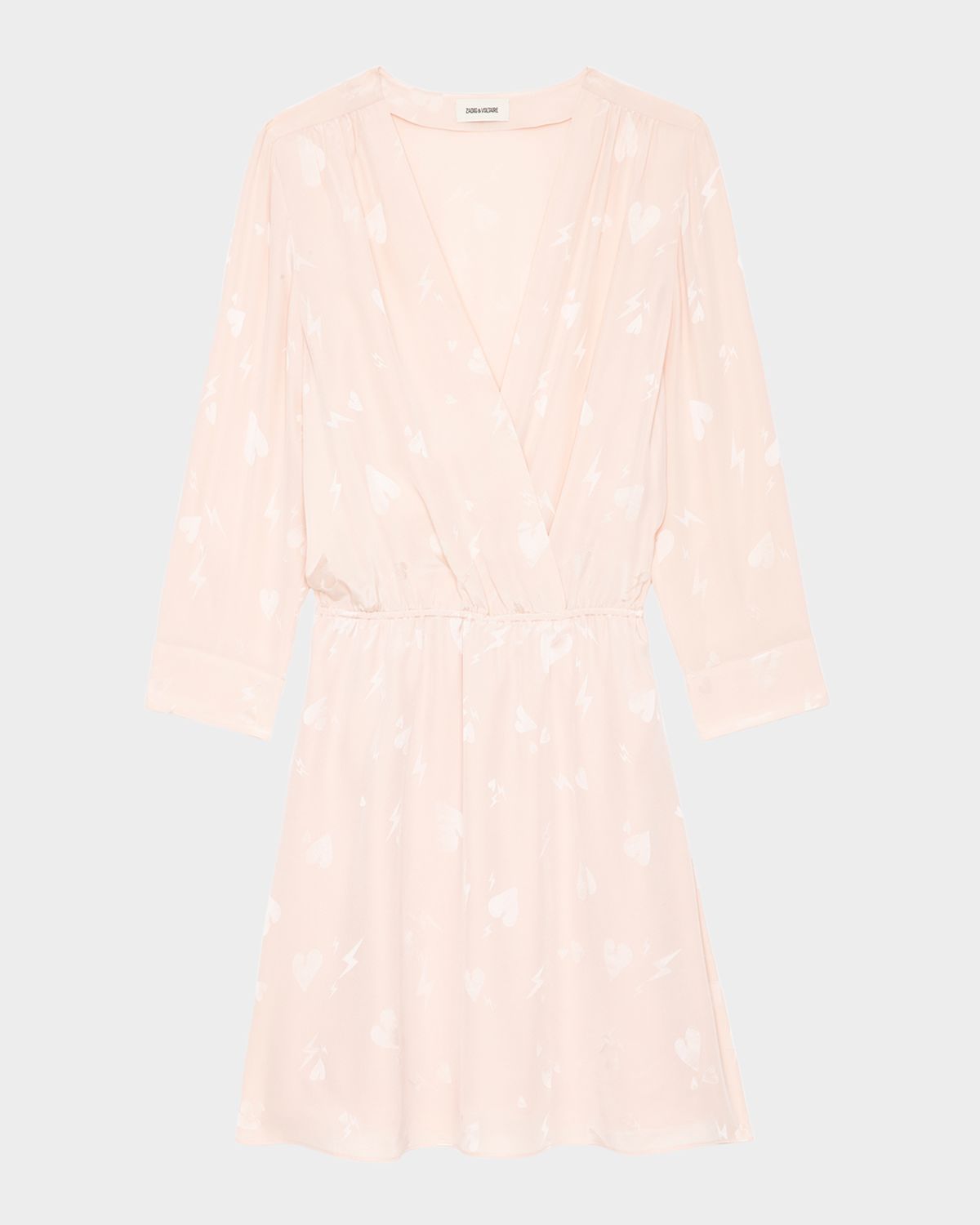 Zadig & Voltaire Rucas Flash Heart Mini Dress