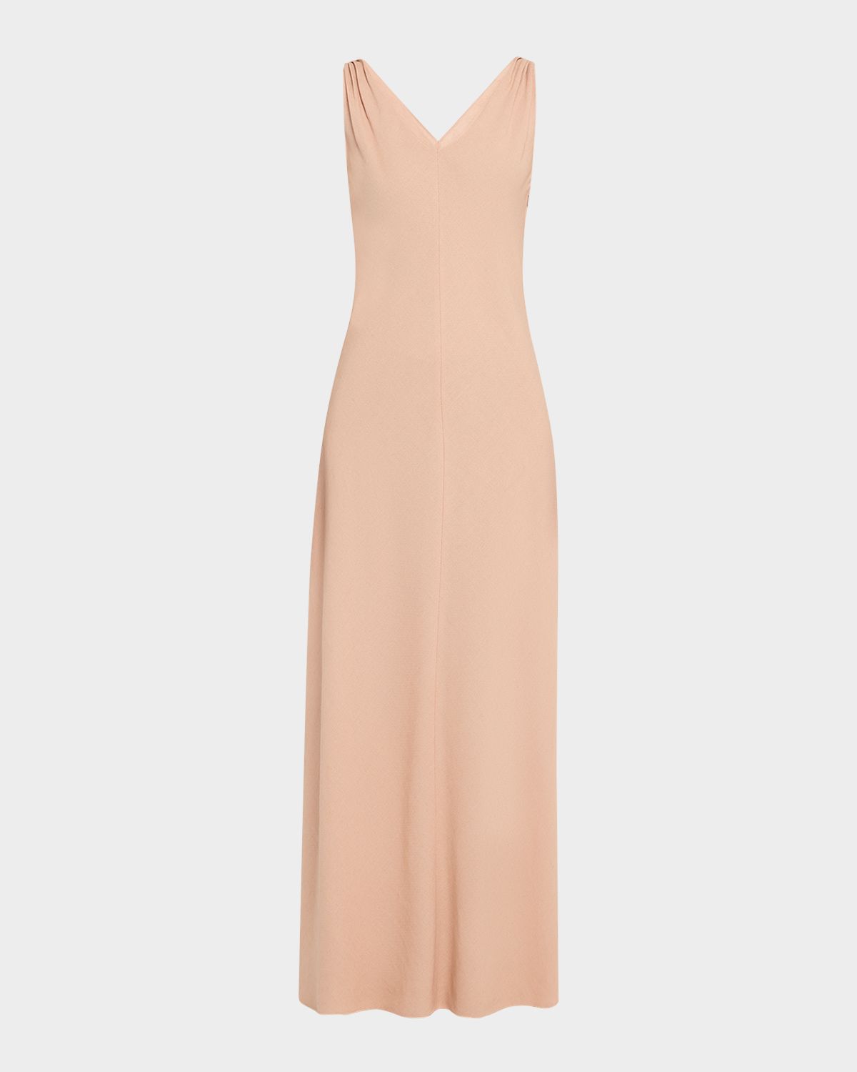 Loro Piana Callie Sleeveless Linen-Crepe Maxi Summer Dress