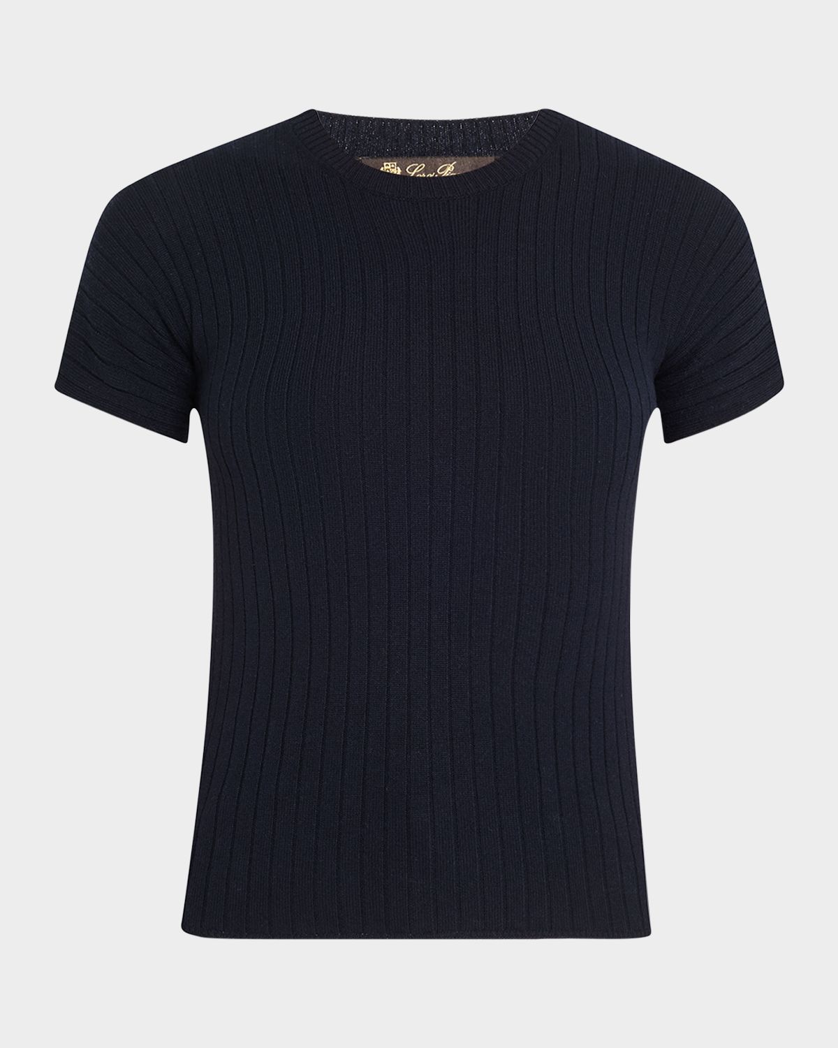 Loro Piana Rib Cashmere Baby T-Shirt