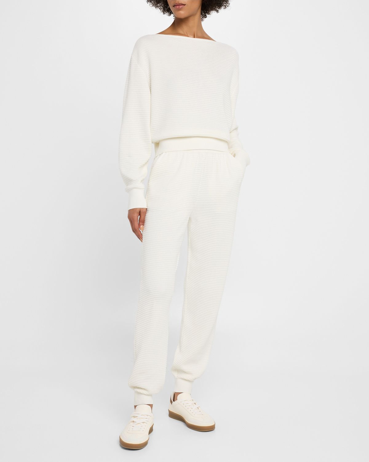 Loro Piana Dora Baltea Silk-Cotton Jogger Trousers