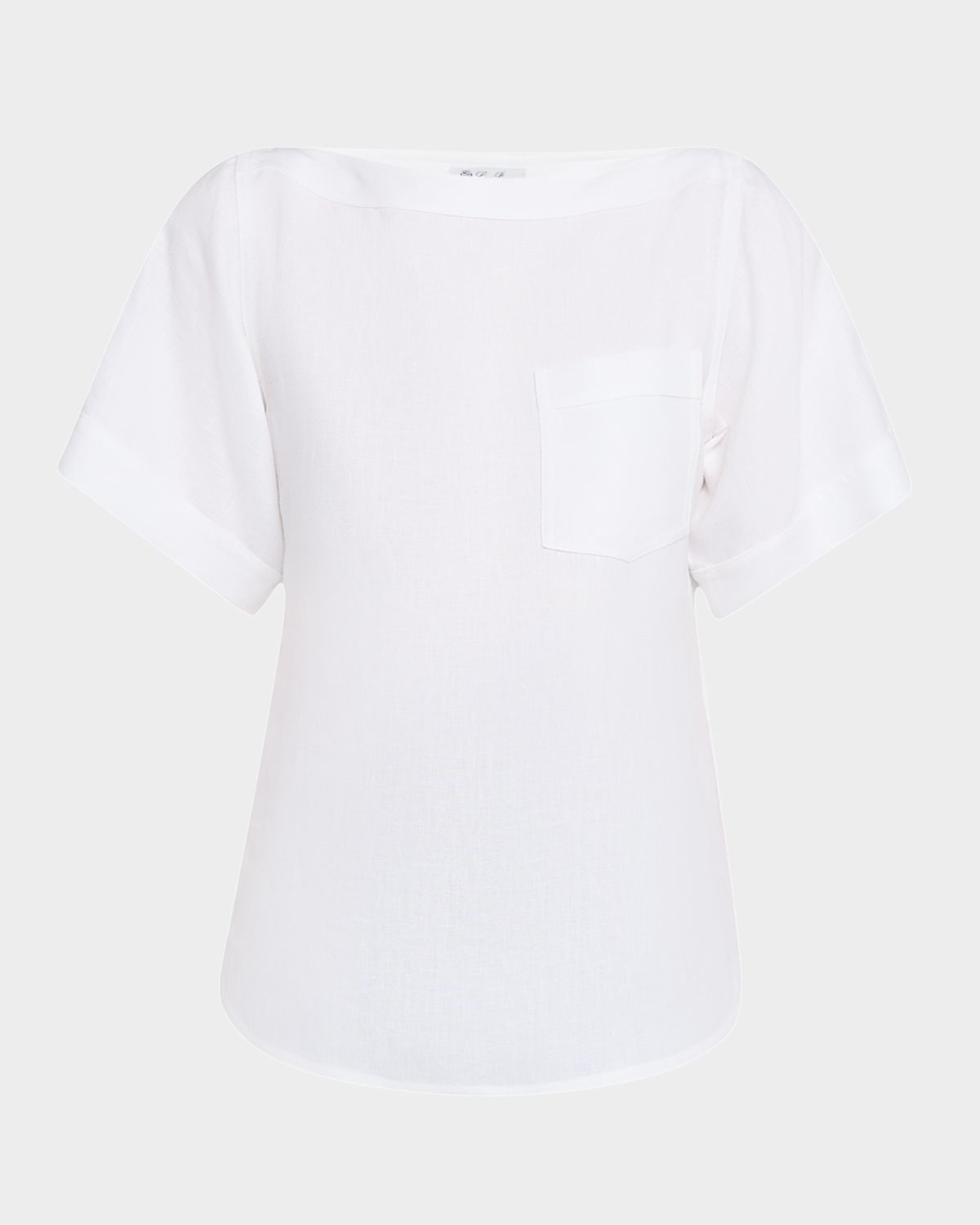 Loro Piana Assen Short-Sleeve Antiqua Linen Shirt