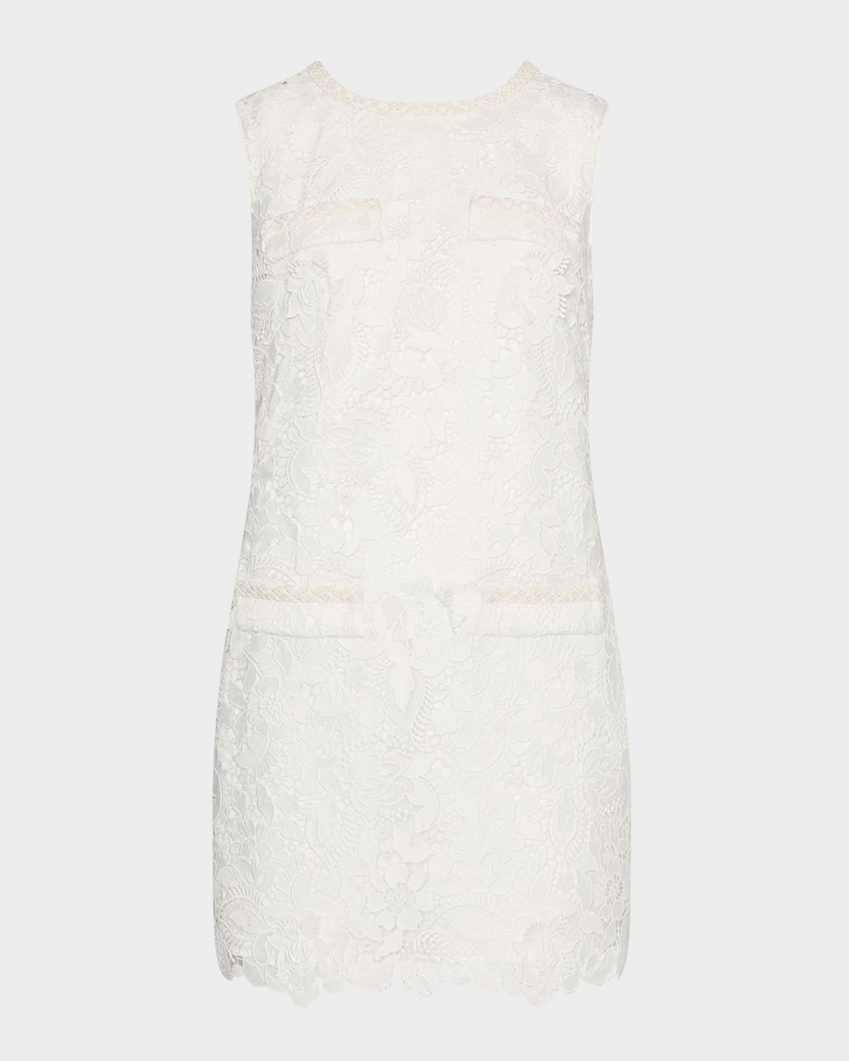 Milly 3D Garden Lace Mini Dress
