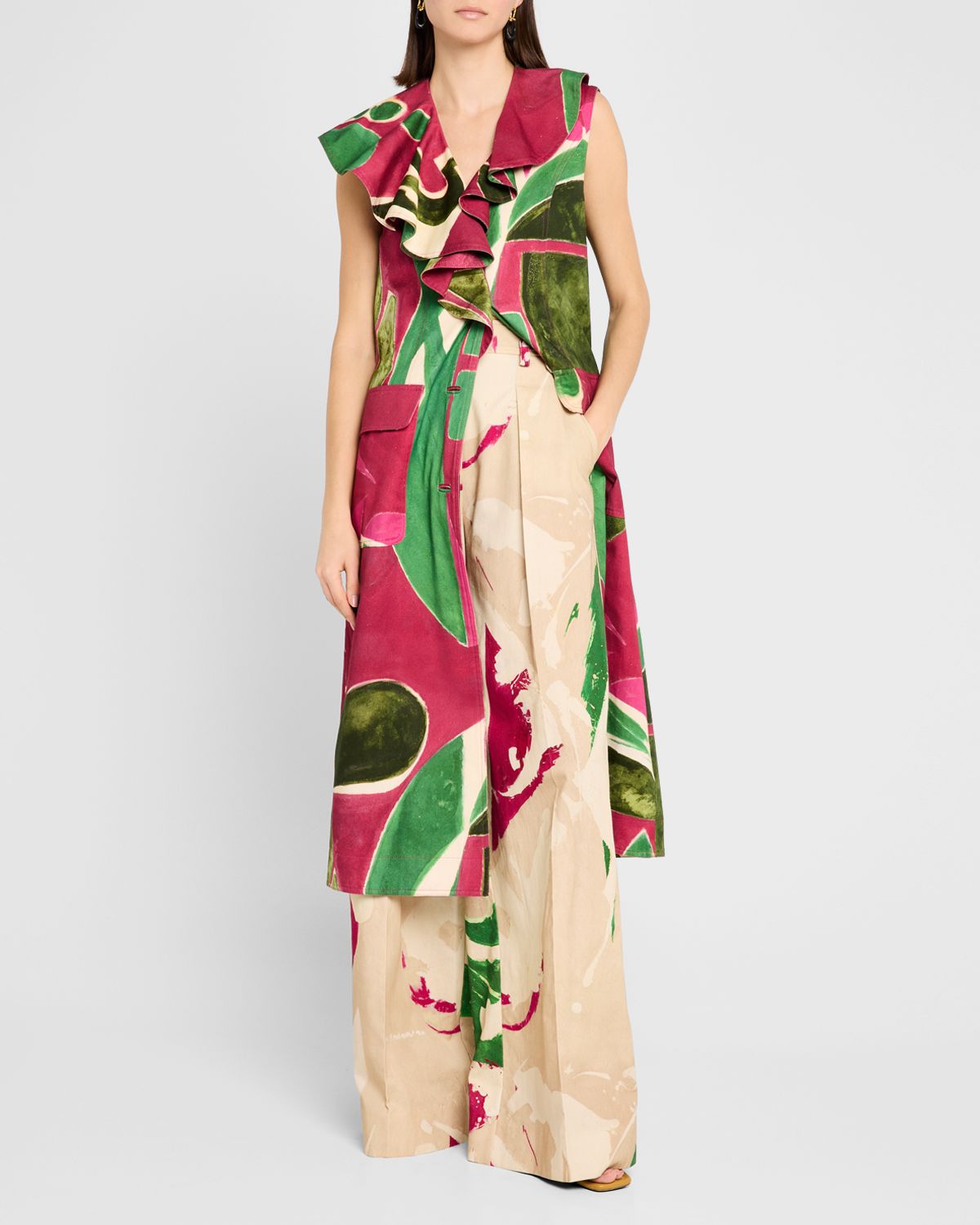 Ulla Johnson UJ x Lee Krasner Mitchell Wide-Leg Pants