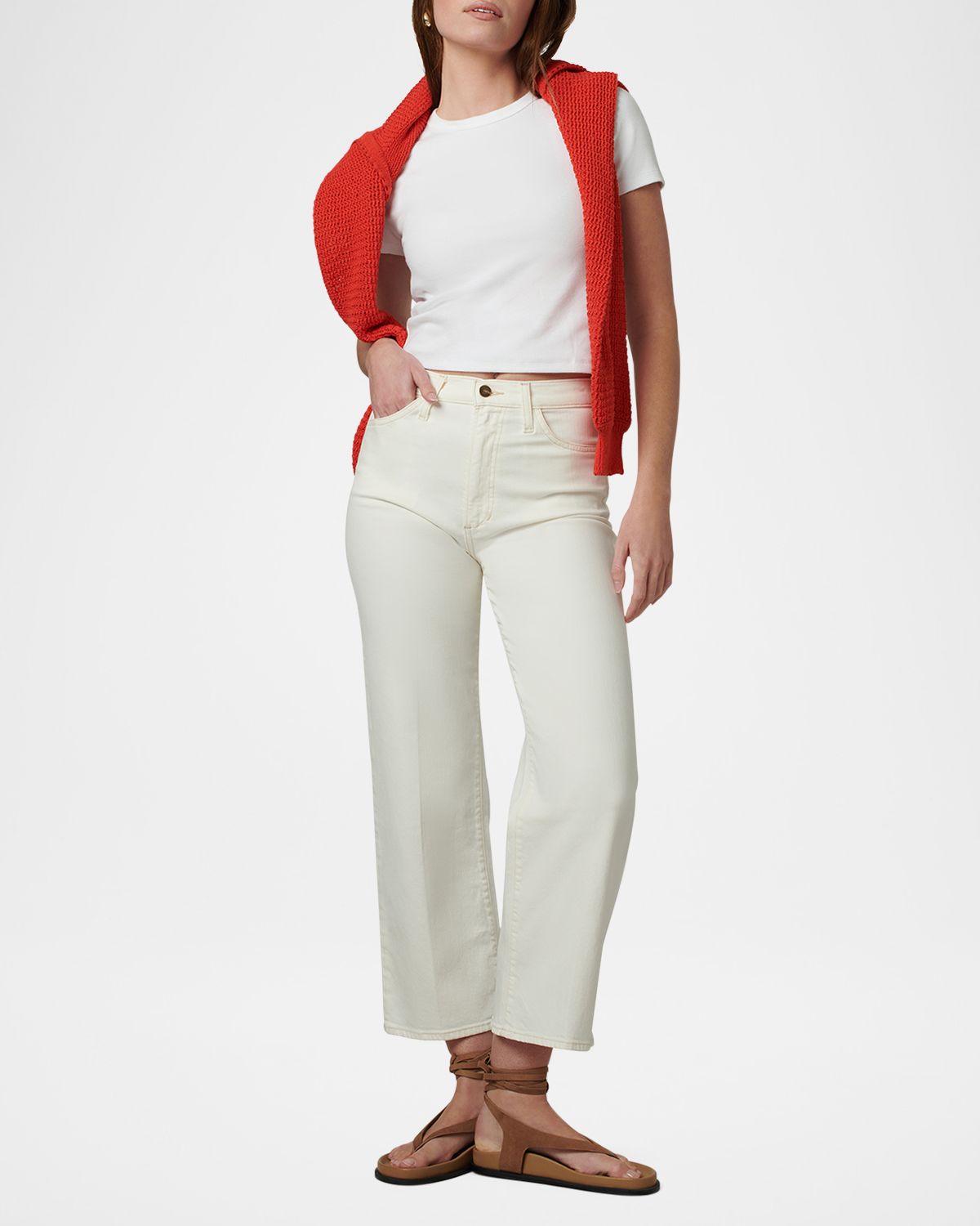 Joe 's Jeans The Blake Cropped Wide-Leg Jeans