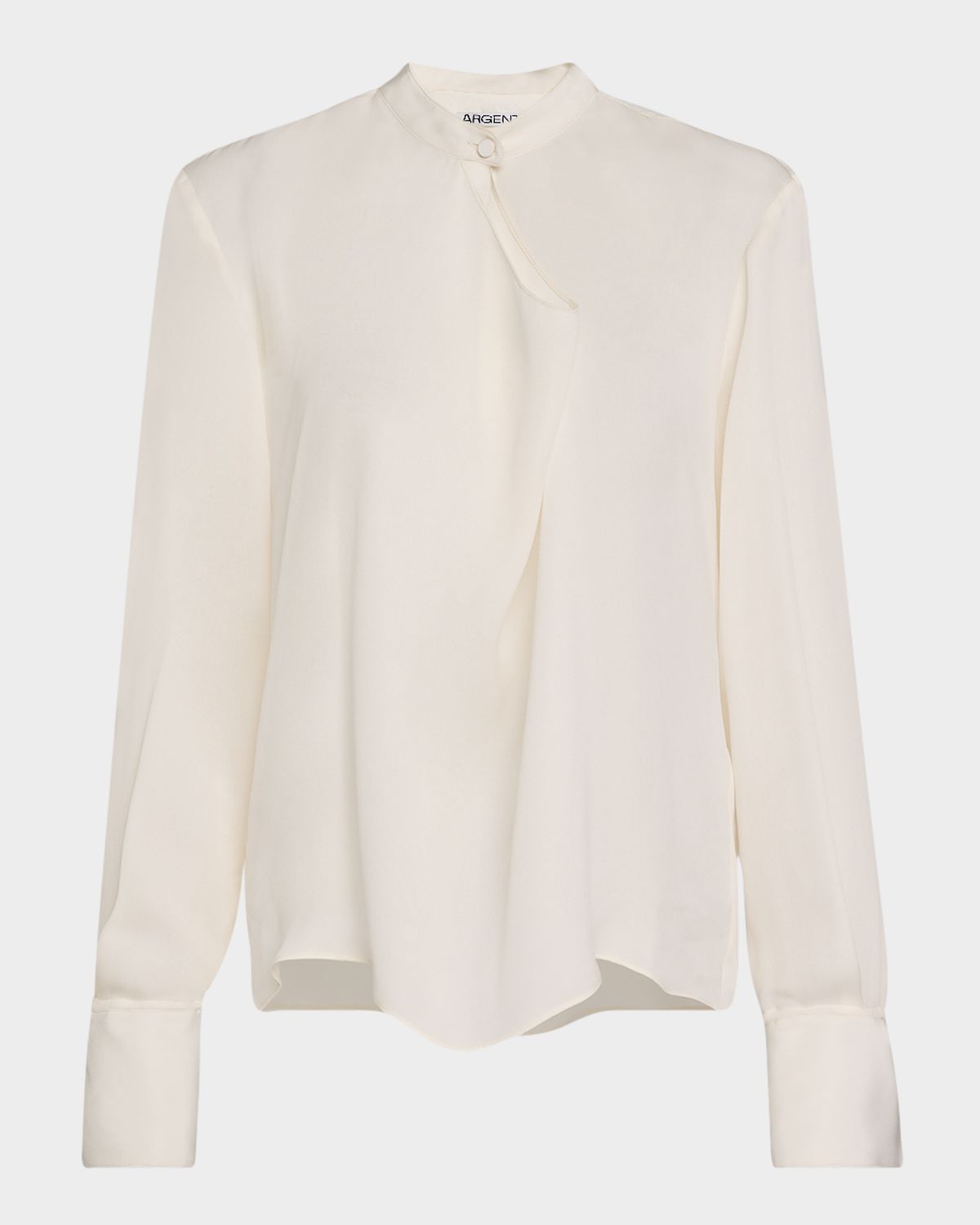 ARGENT Cutout Silk Double Georgette Blouse