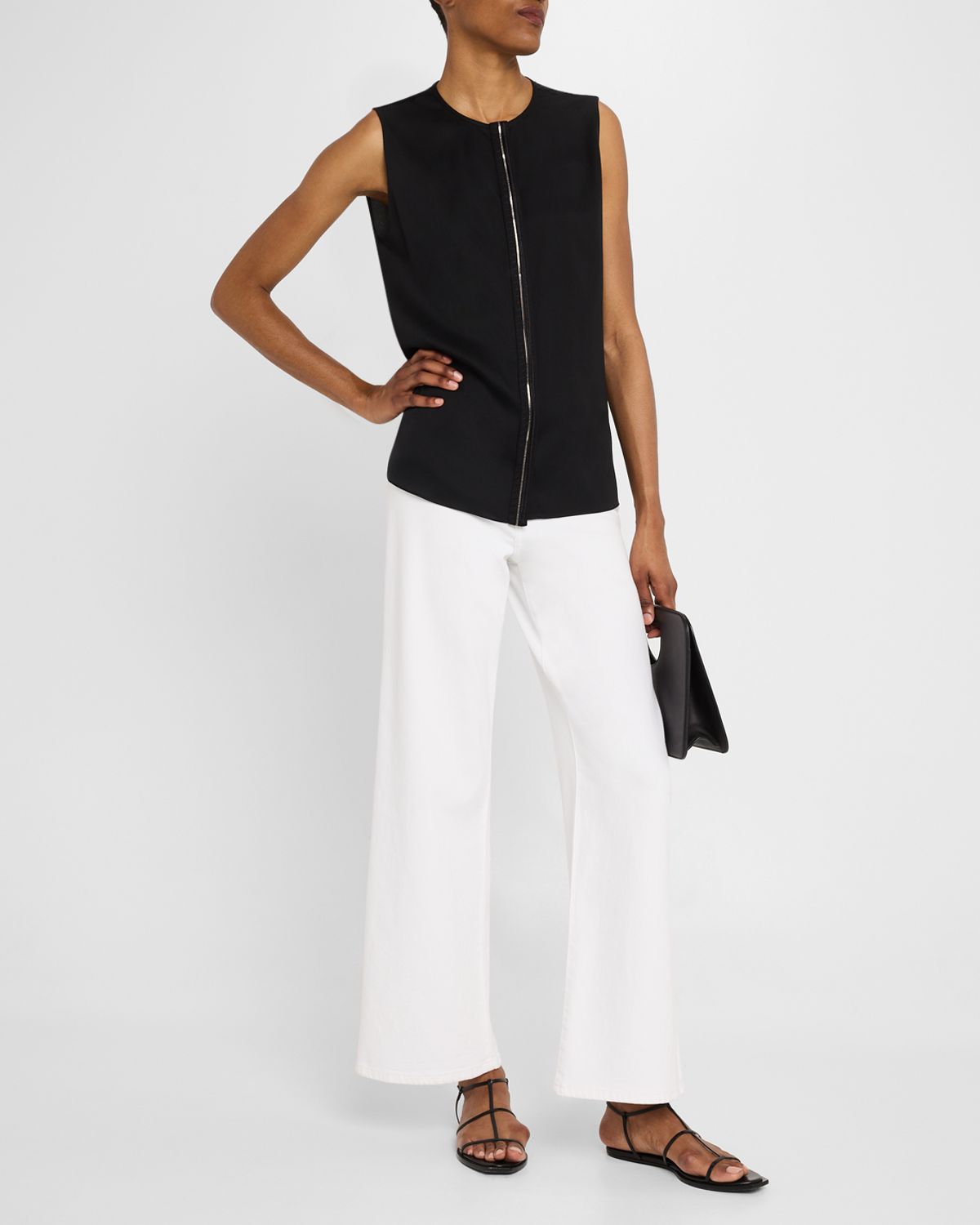 Kobi Halperin Robi Sleeveless Embroidered Blouse