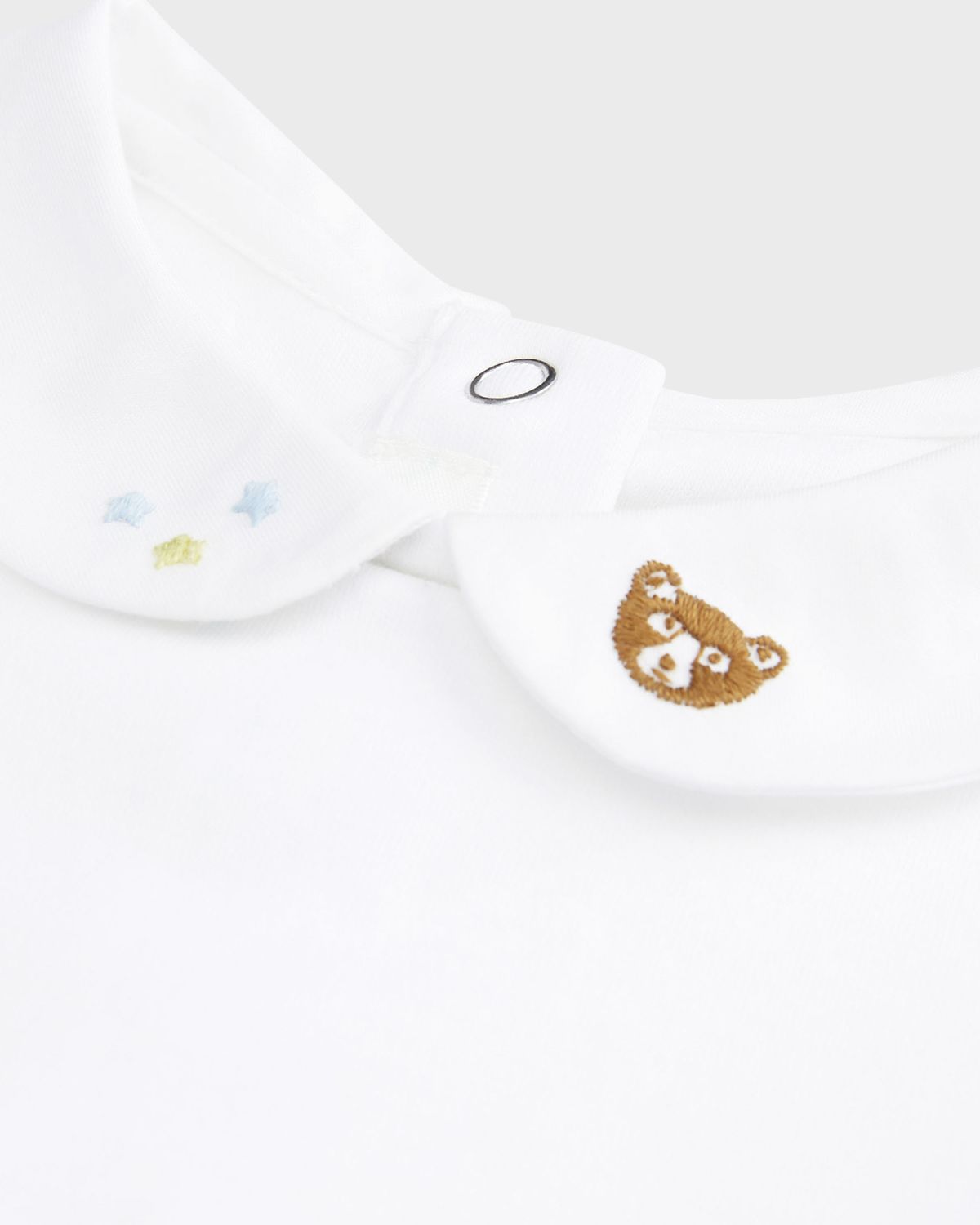 Marie Chantal Kid 's Little Bear Embroidered Bodysuit, Size 3M-24M | Thumbnail 3