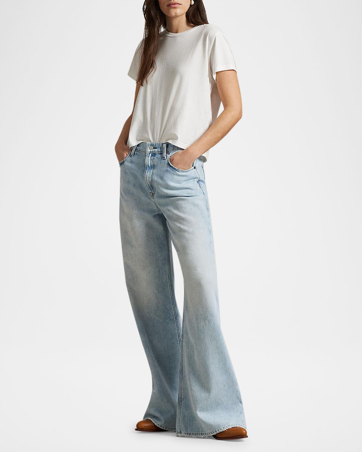 Polo Ralph Lauren High-Rise Wide-Leg Jeans
