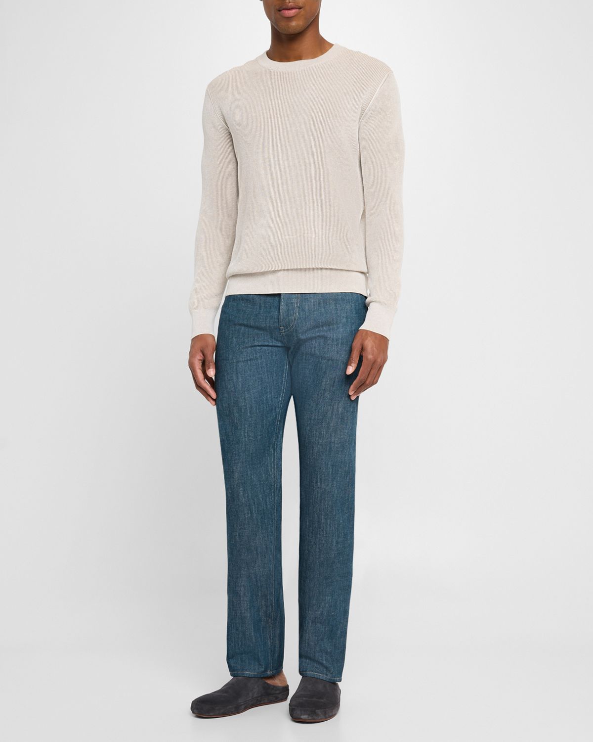 Loro Piana Men 's Kamen Straight-Fit Denim Pants