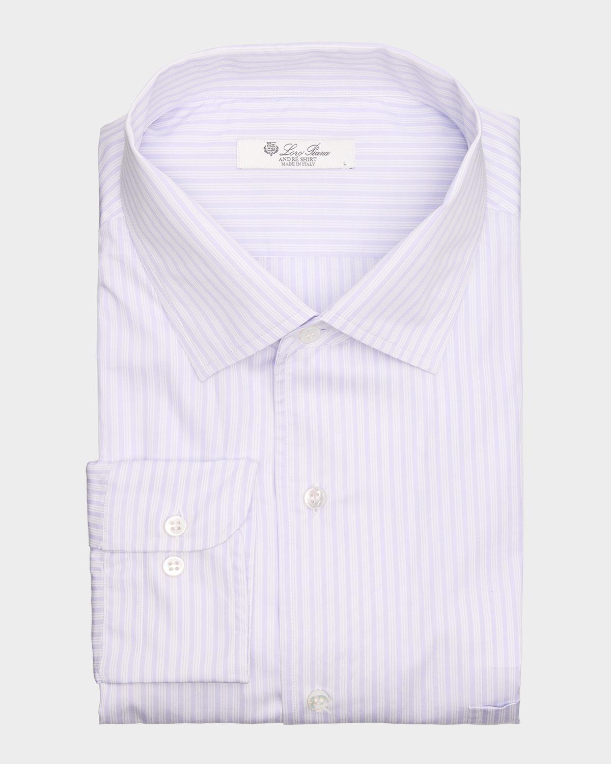Loro Piana Men 's Andre Summer Striped Cotton Shirt