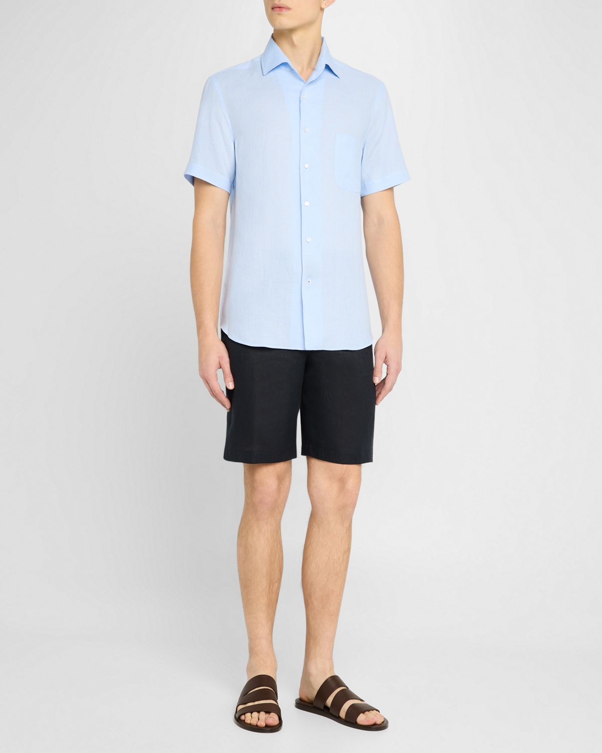 Loro Piana Men 's Nolan Stretch Bermuda Shorts