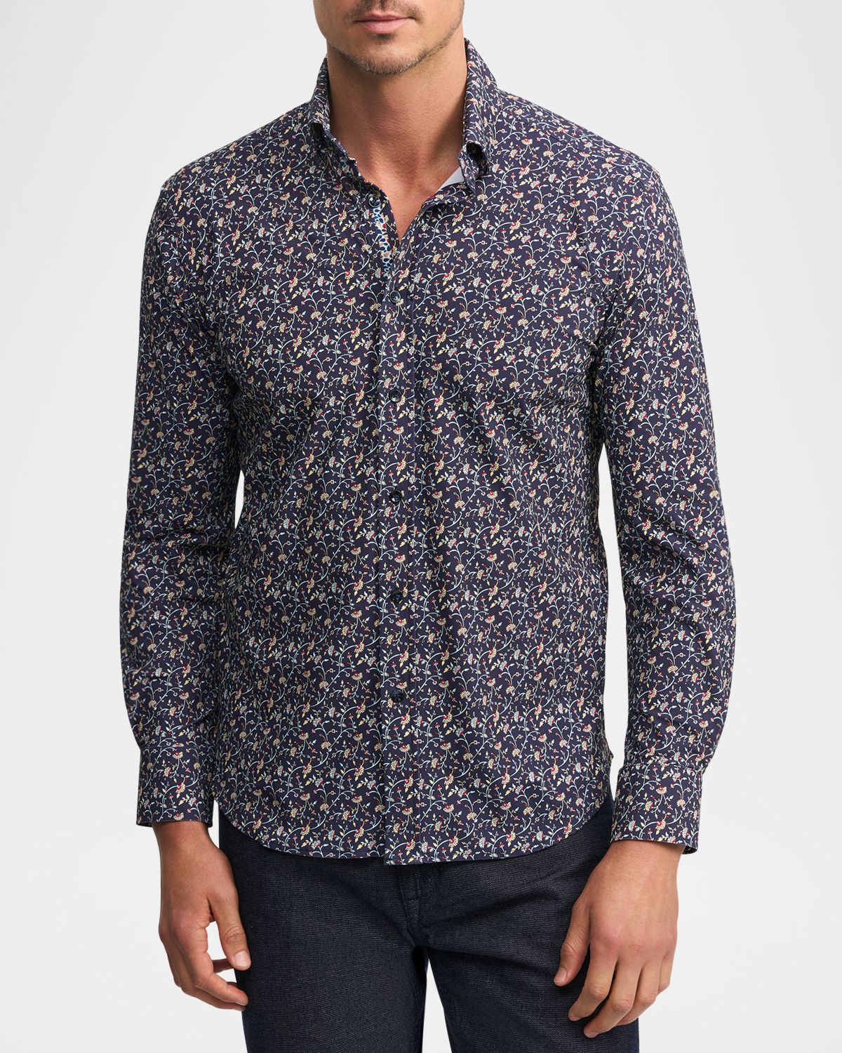 Robert Graham Men 's Vargas Floral Sport Shirt