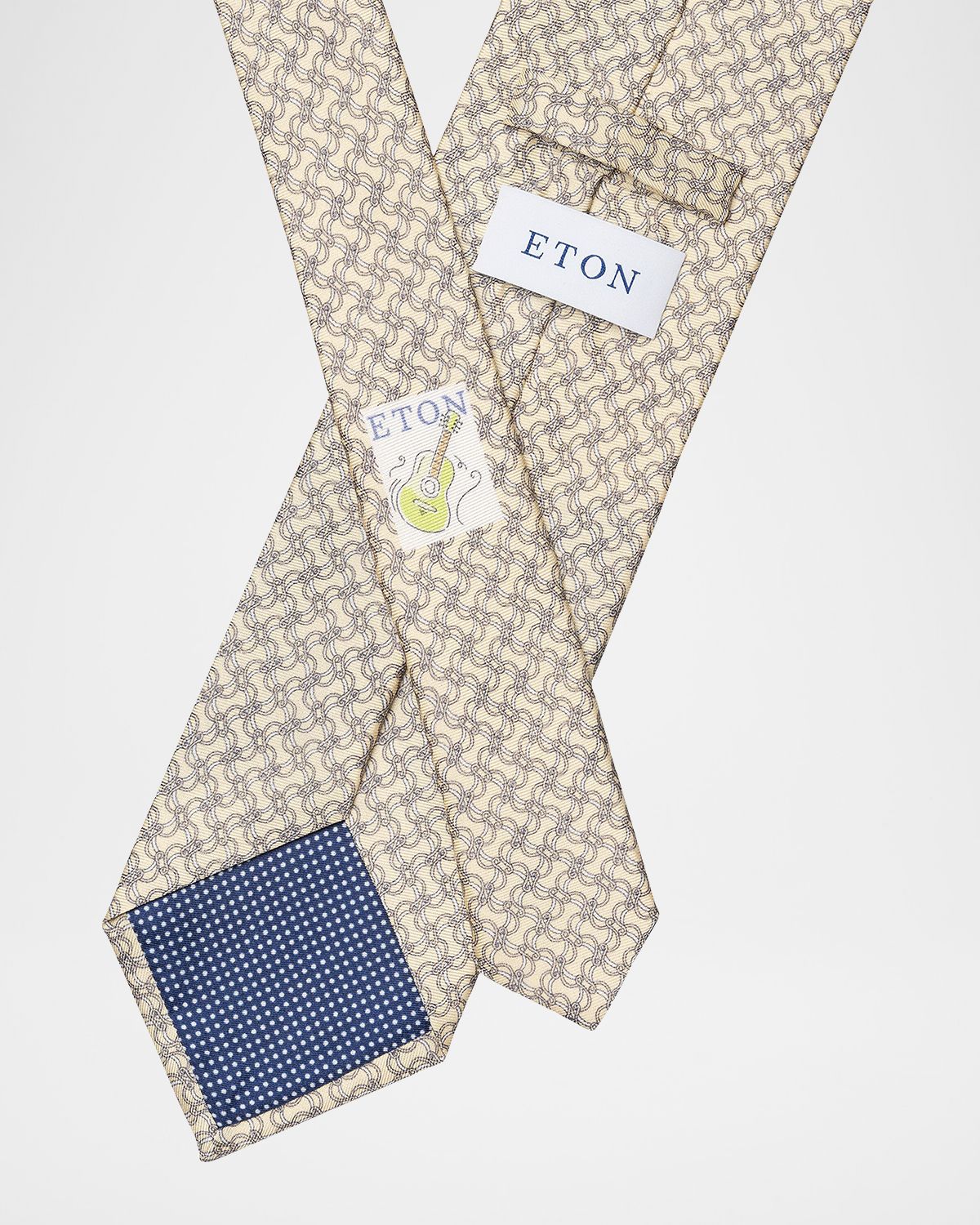 Eton Men 's Geometric Silk Tie