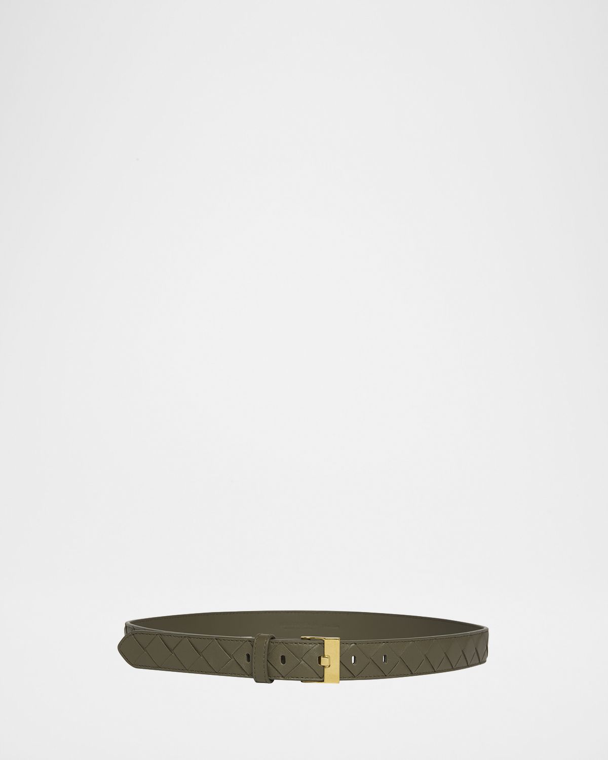 Bottega Veneta Watch-Buckle Intrecciato Leather Belt | Thumbnail 5
