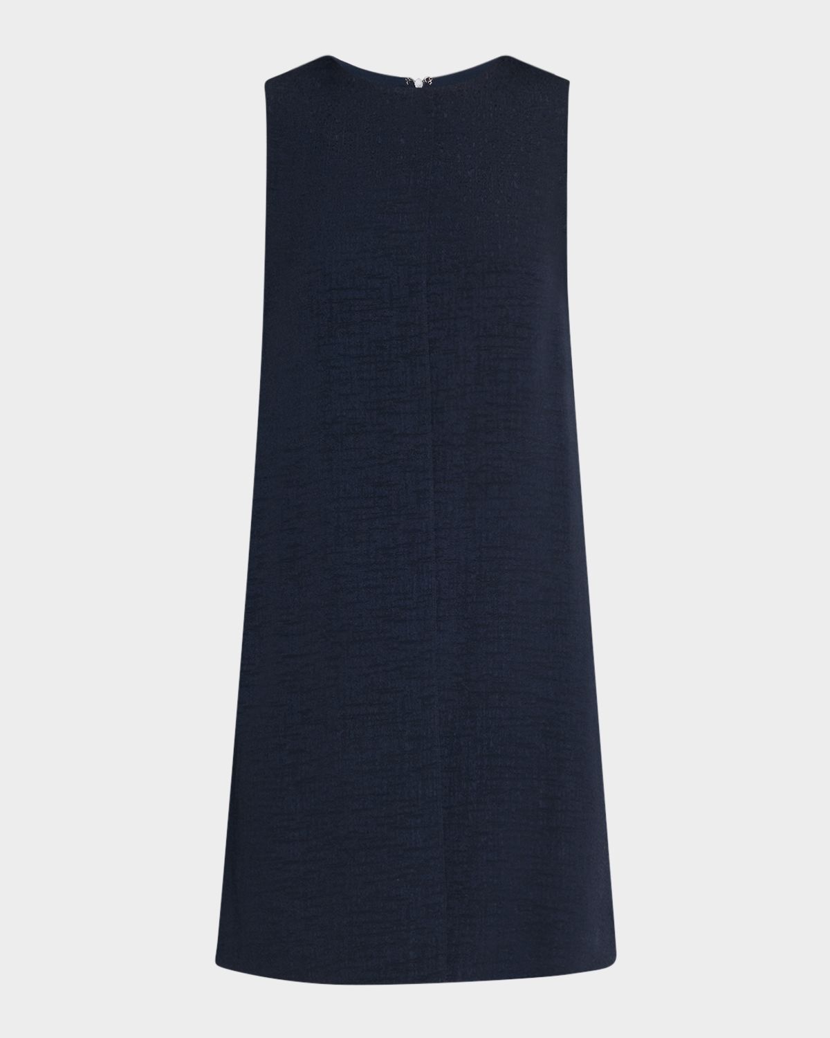 Emporio Armani Sleeveless Front-Slit Tunic Mini Dress