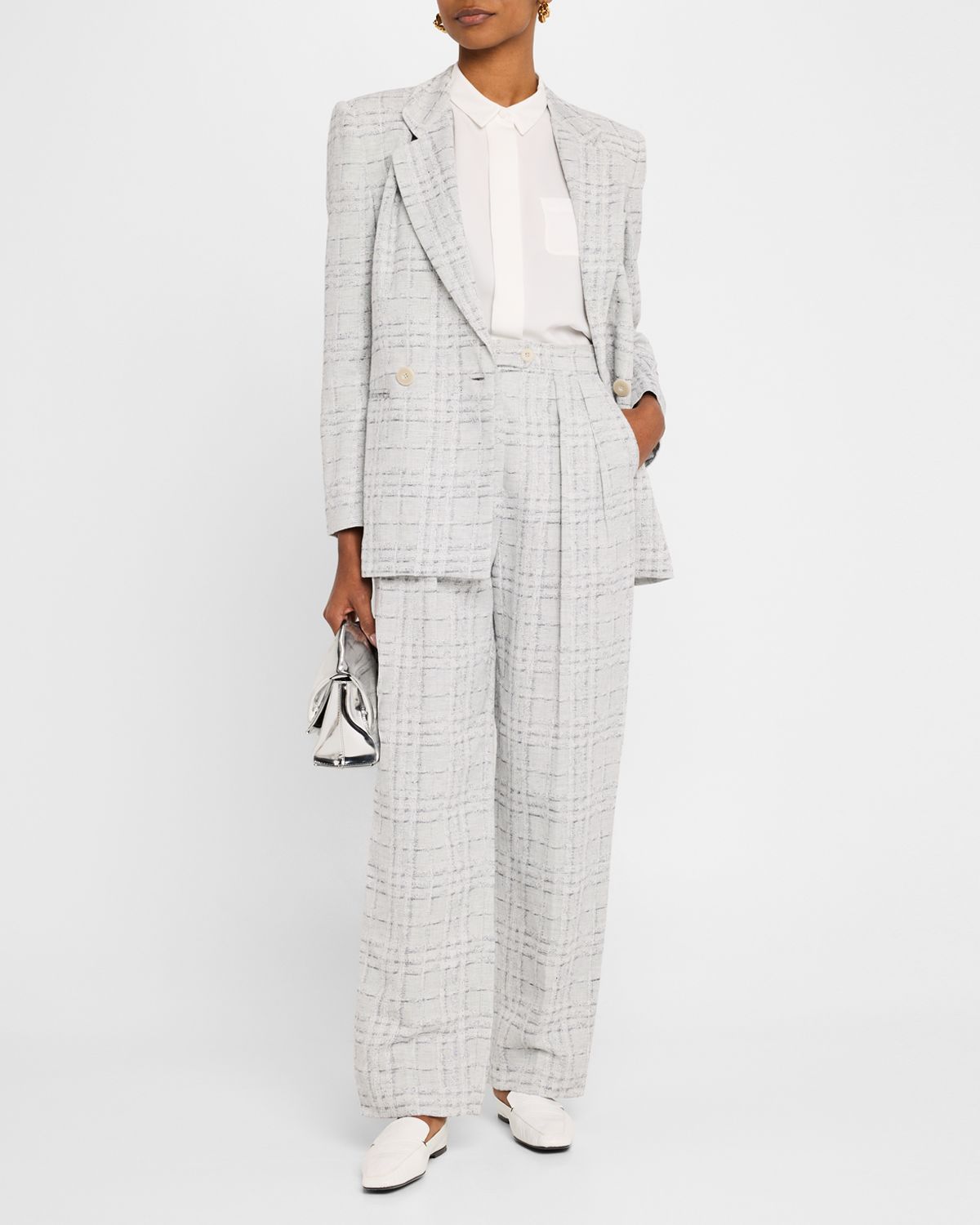 Emporio Armani Sleeveless Button-Down Blouse