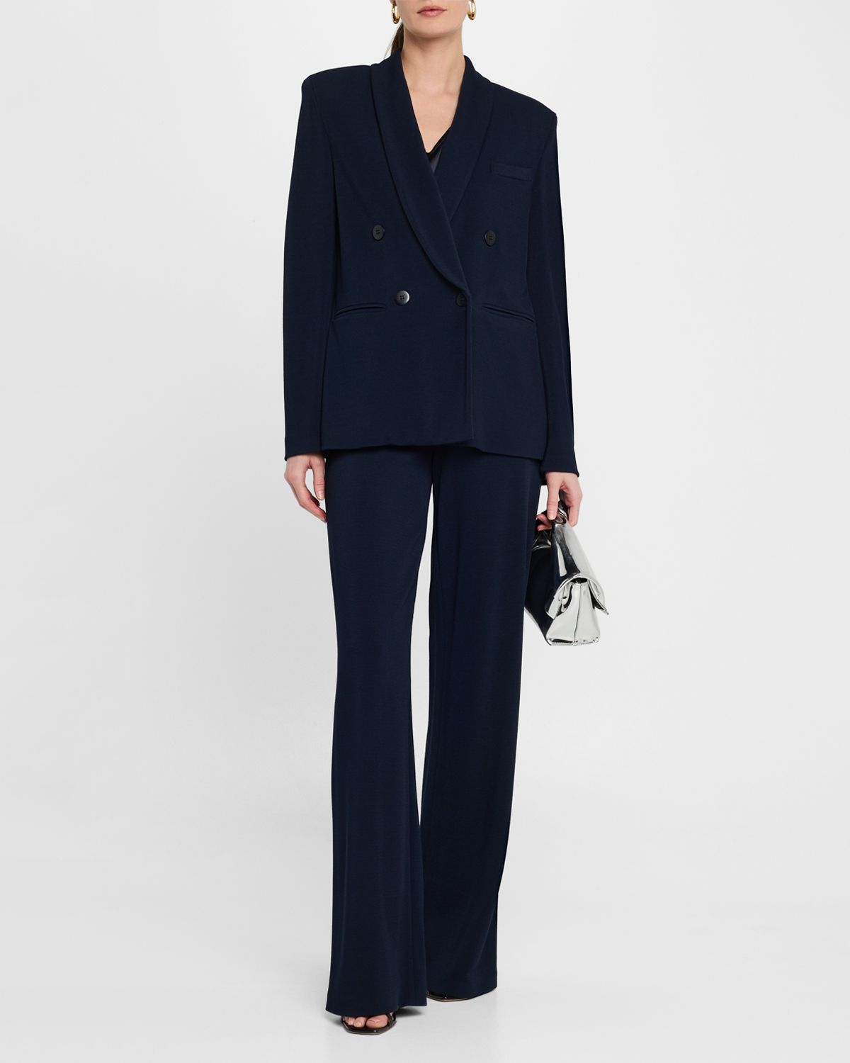 Emporio Armani Relaxed Double-Breasted Blazer