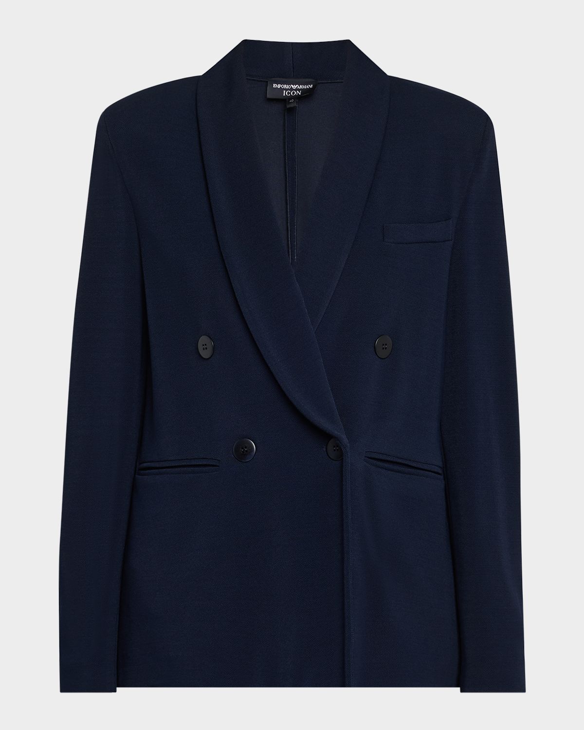 Emporio Armani Relaxed Double-Breasted Blazer
