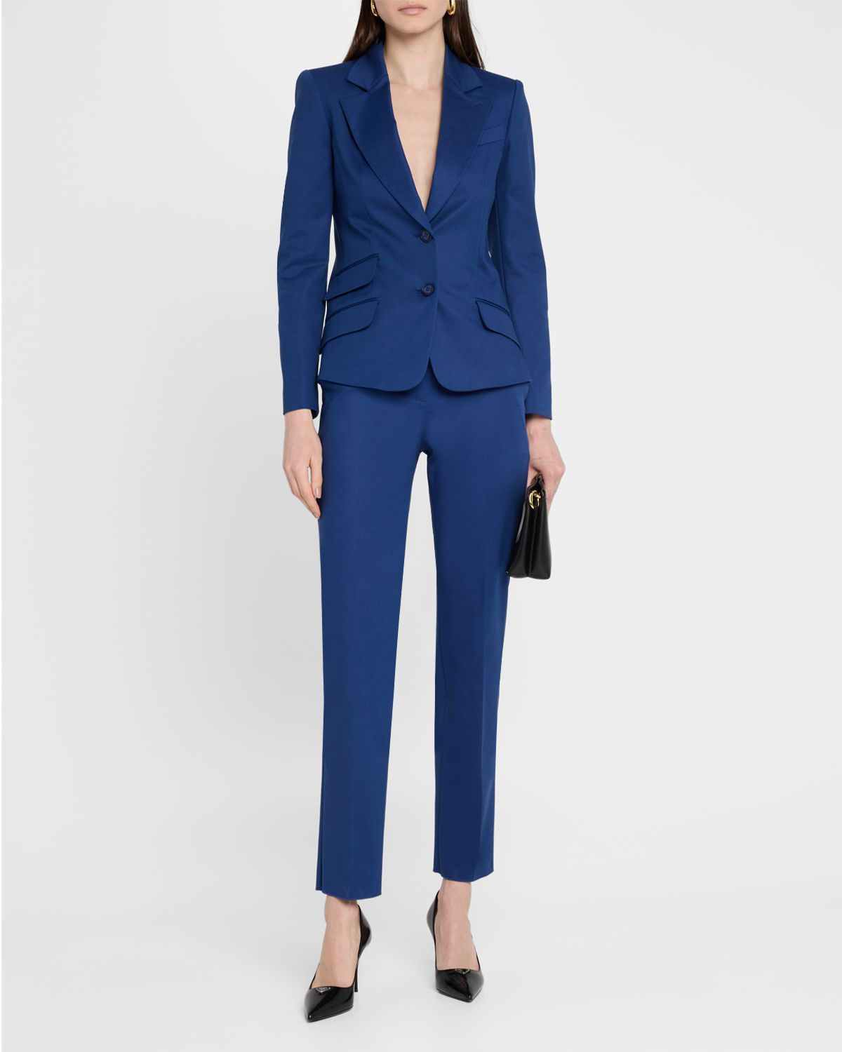 Emporio Armani Cotton Couture Single-Breasted Blazer