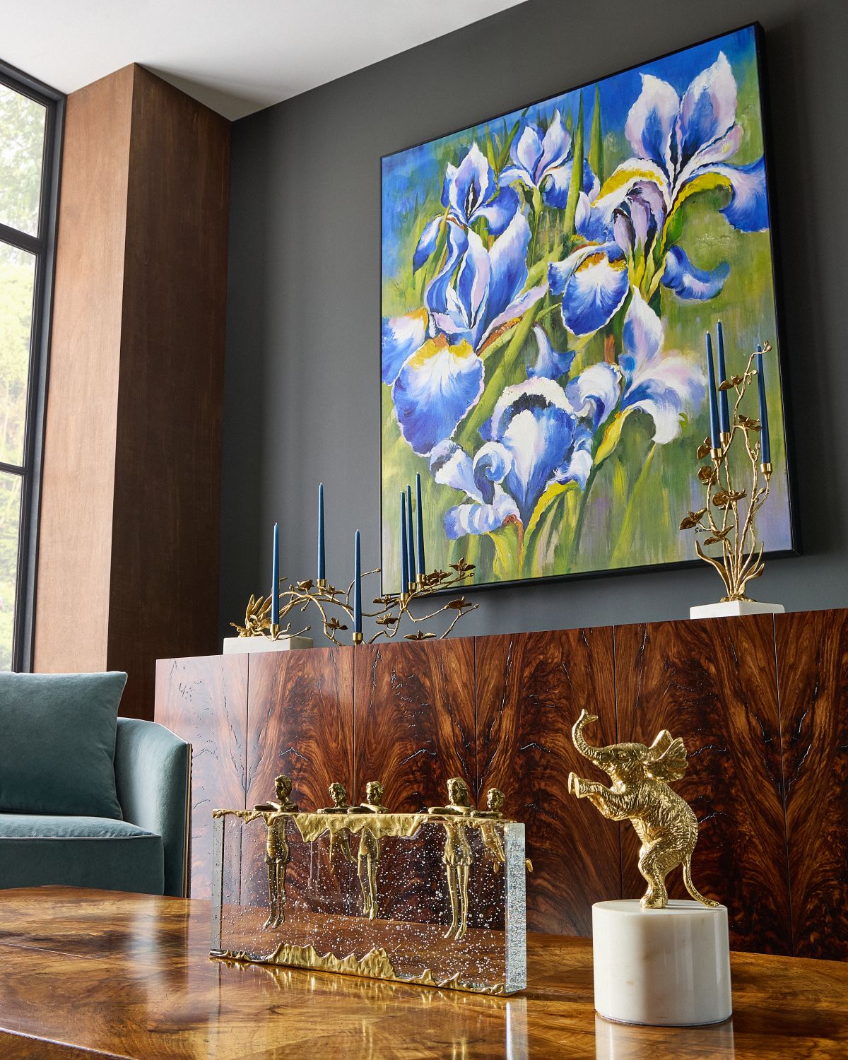 John-Richard Collection Orchids in Bloom 6-Candle Candleholder