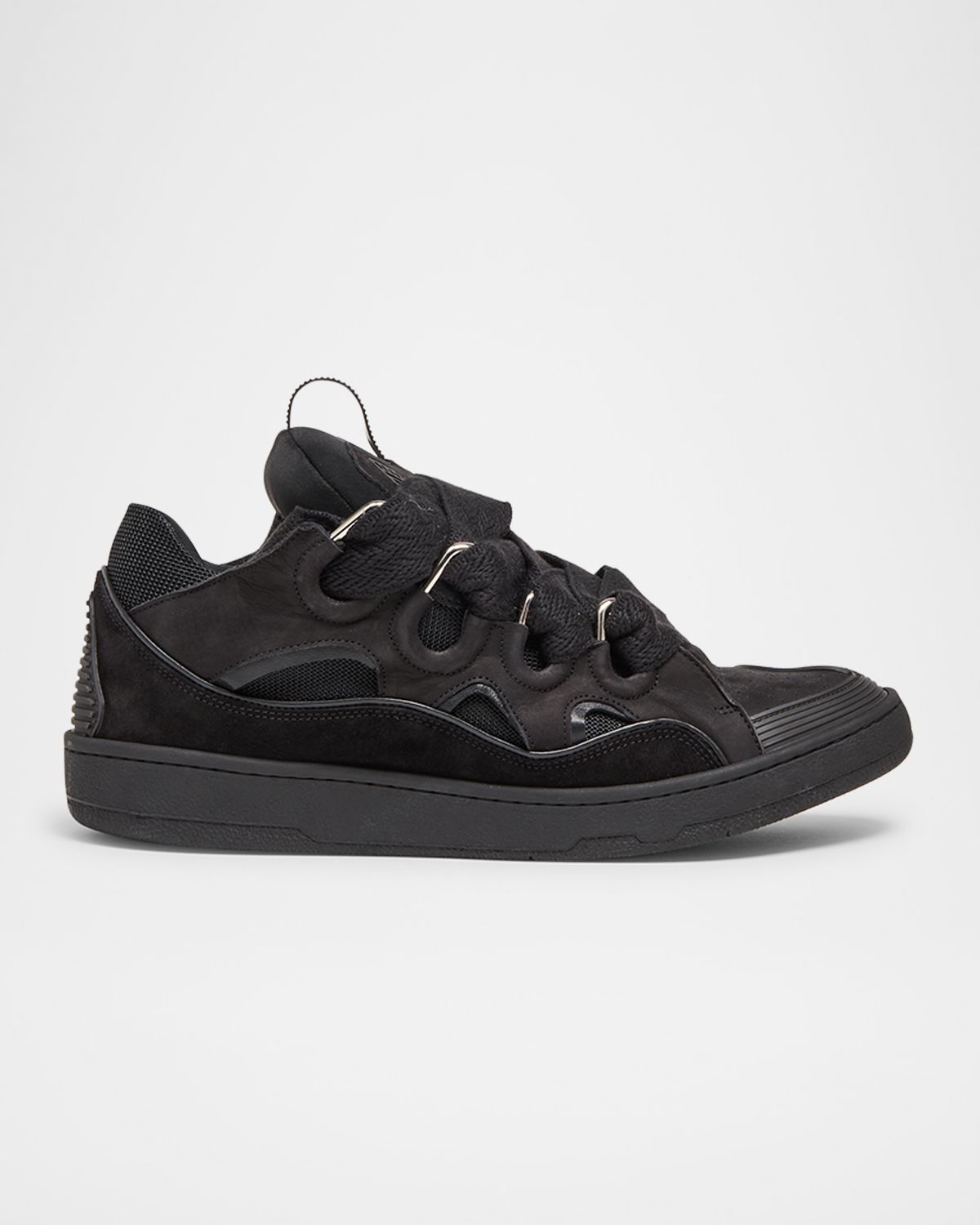 Lanvin Men 's Curb Napa Leather Low-Top Sneakers | Thumbnail 7 Lanvin Men 's Curb Napa Leather Low-Top Sneakers | Thumbnail 7