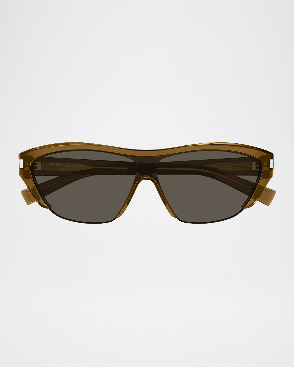 Saint Laurent Recycled Acetate Shield Sunglasses