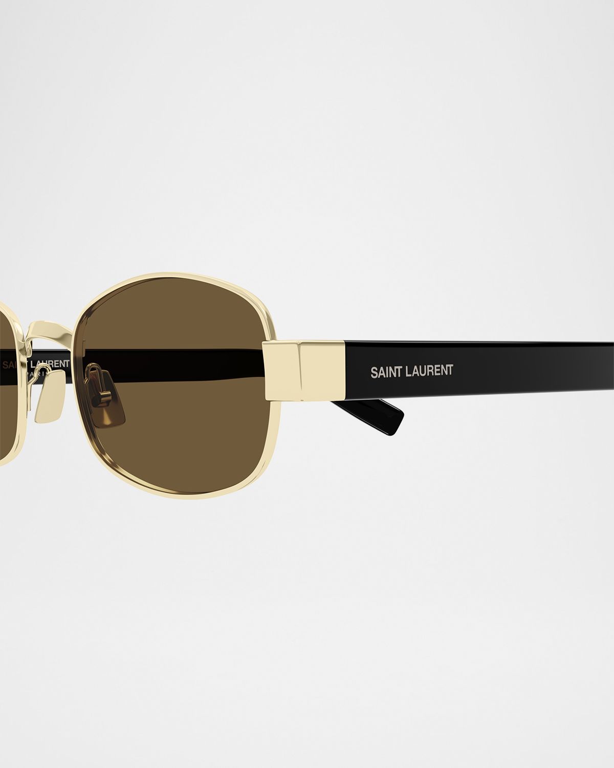 Saint Laurent Unisex Round Metal Sunglasses