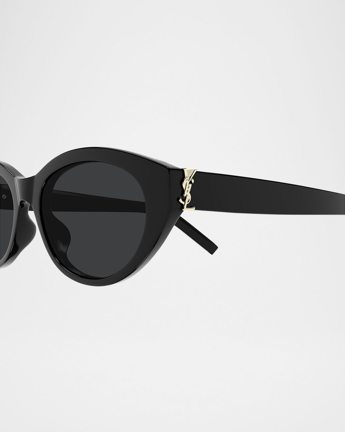 Saint Laurent Recycled Acetate Round Sunglasses