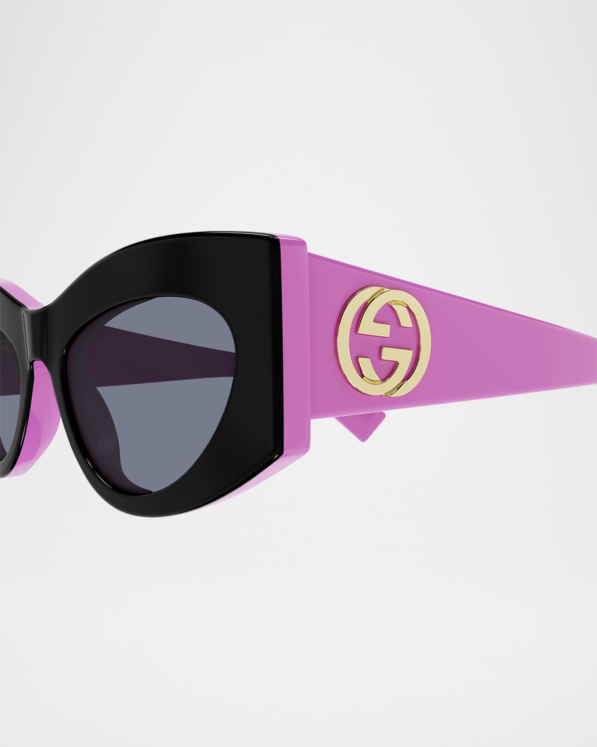 Gucci Cat-Eye Recycled Acetate Sunglasses