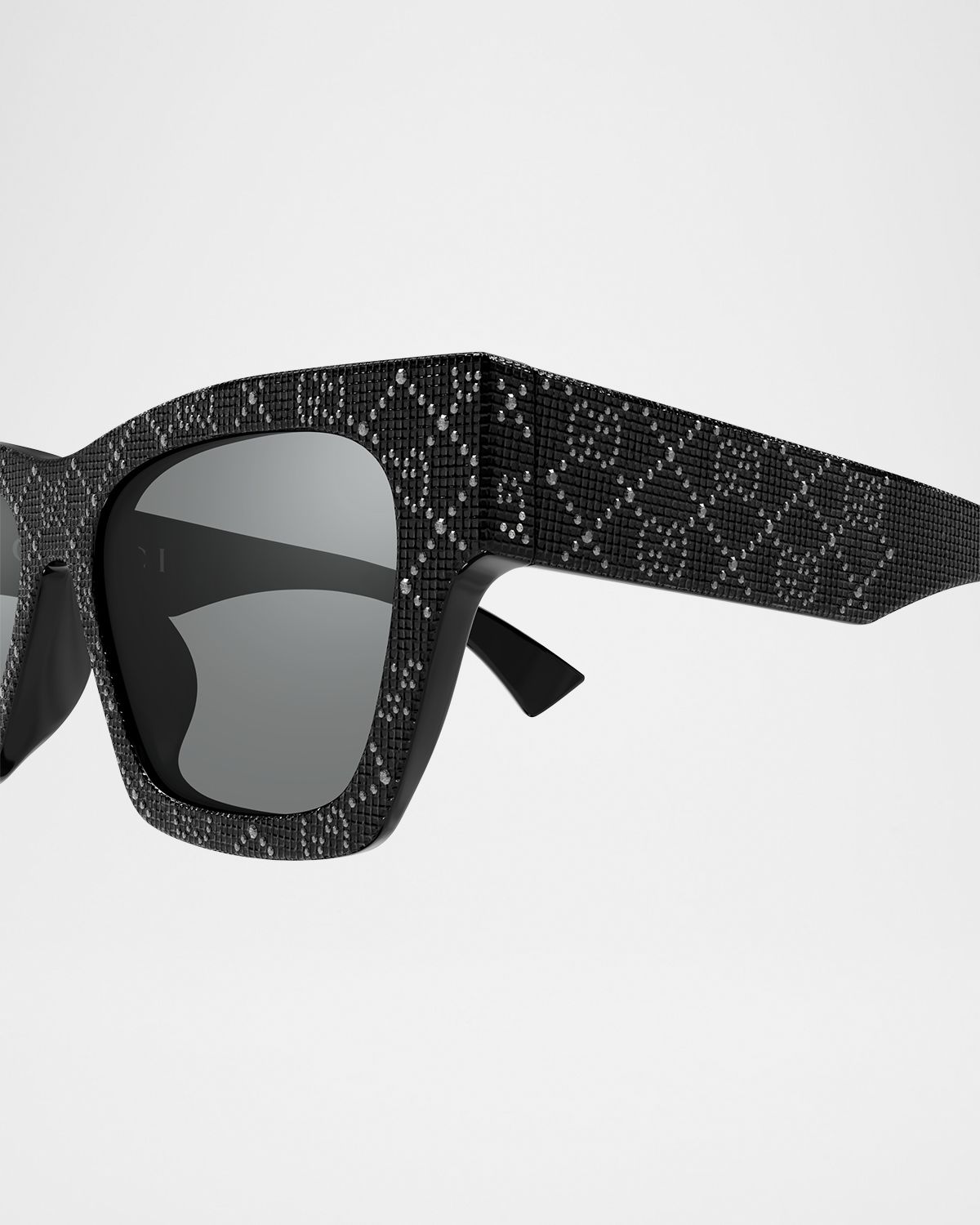 Gucci Rectangular Acetate Sunglasses