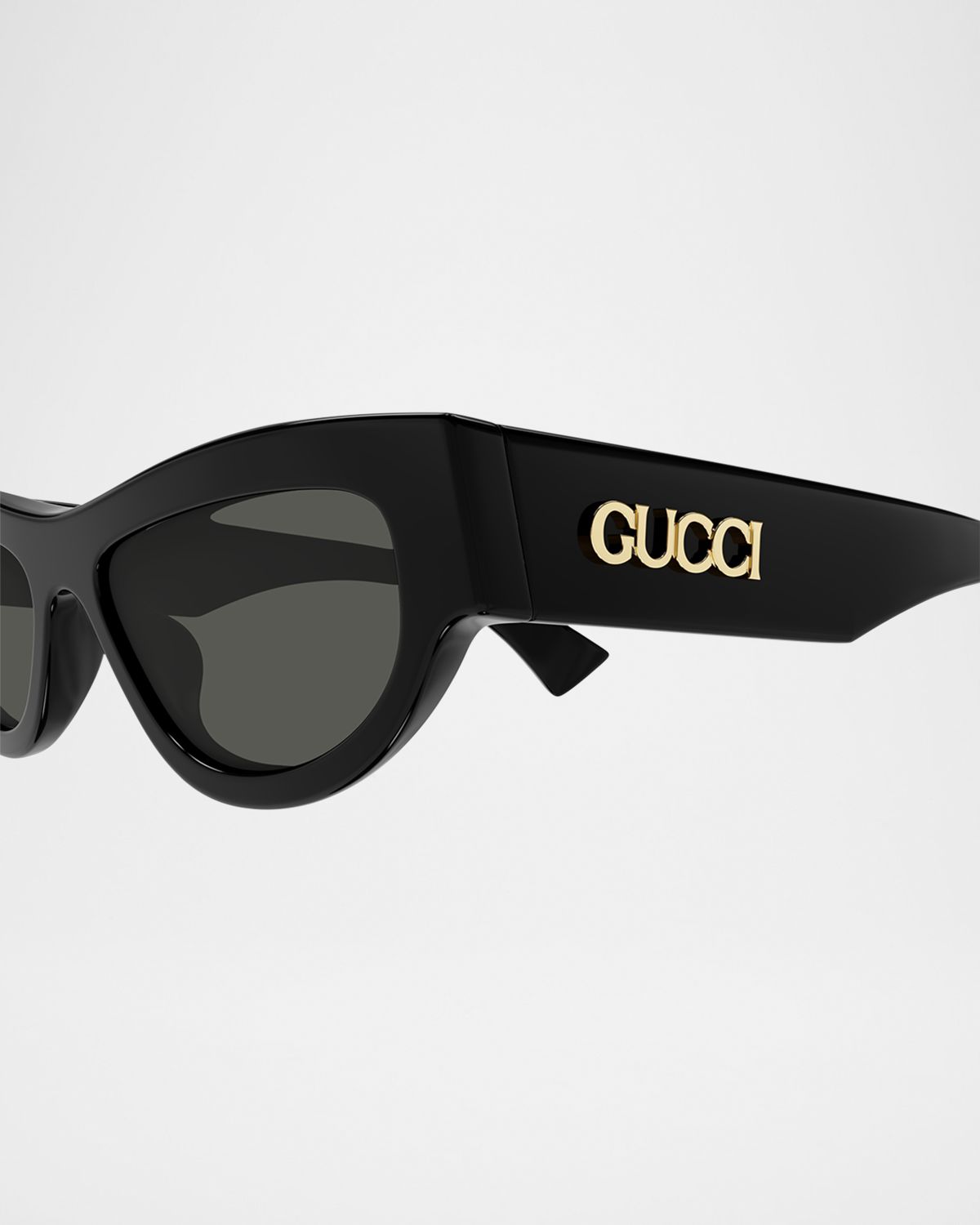 Gucci Logo Acetate Cat-Eye Sunglasses