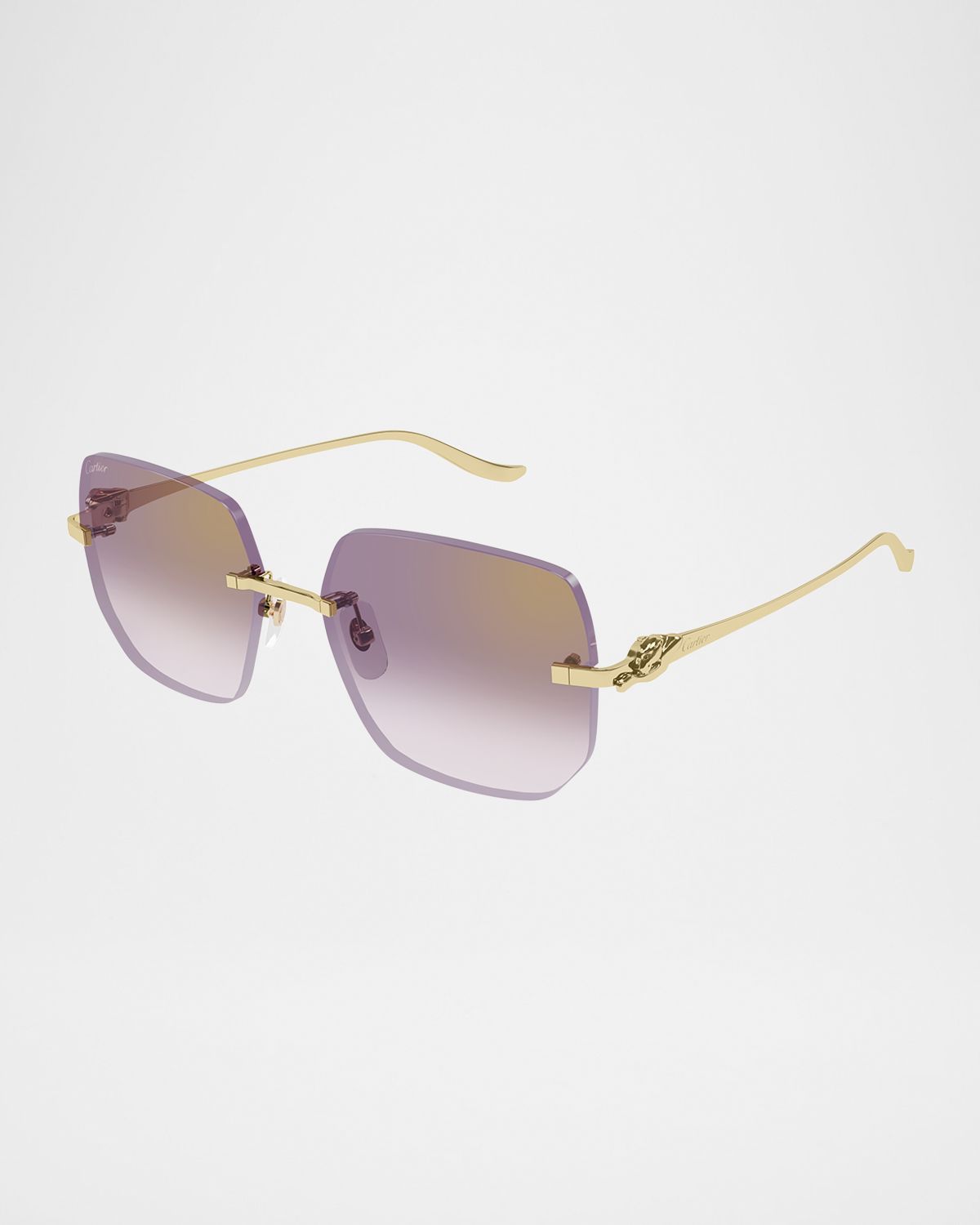 Cartier Rimless Metal Butterfly Sunglasses | Thumbnail 3 Cartier Rimless Metal Butterfly Sunglasses | Thumbnail 3