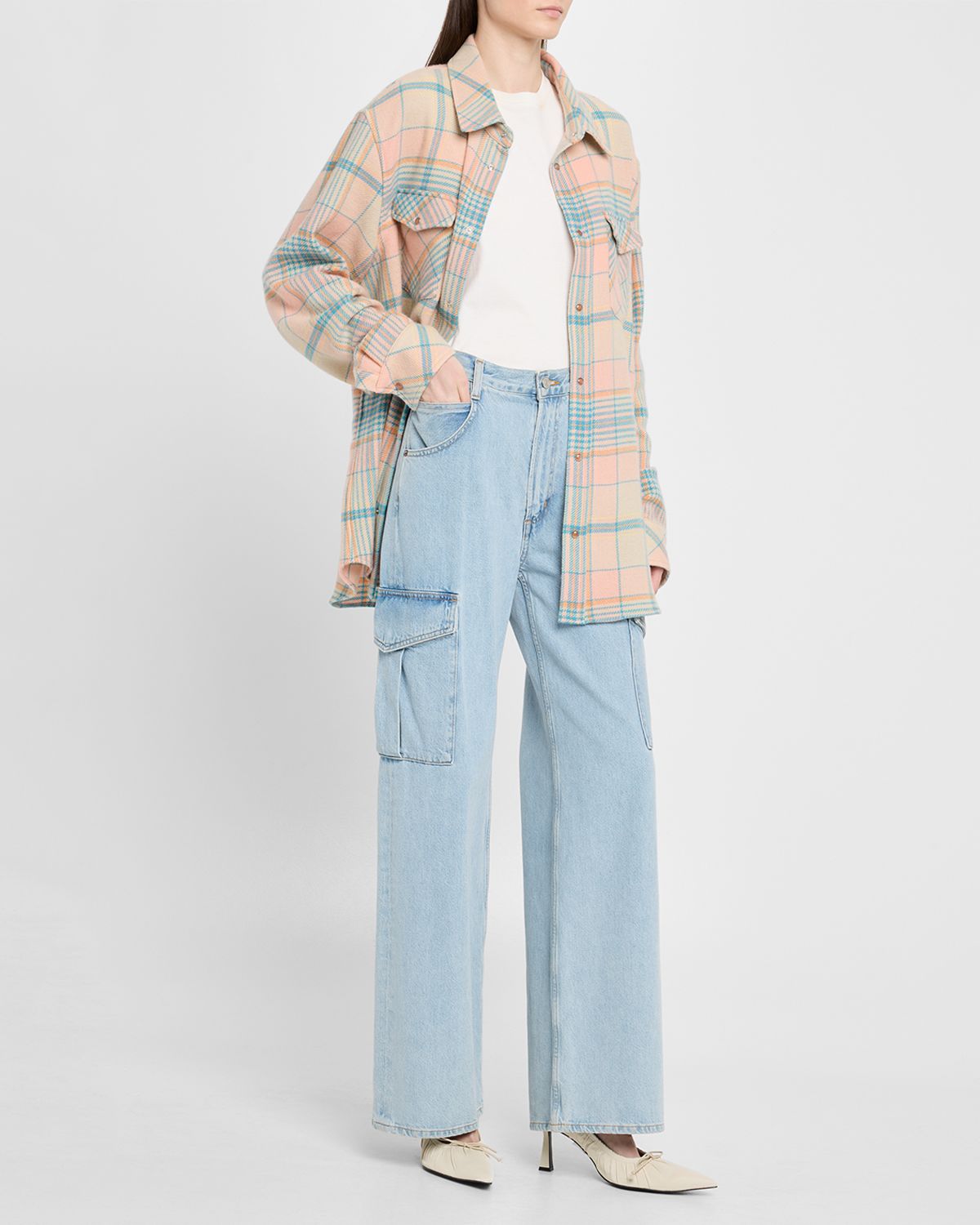 God 's True Cashmere Lover Tartan Cashmere Shirt