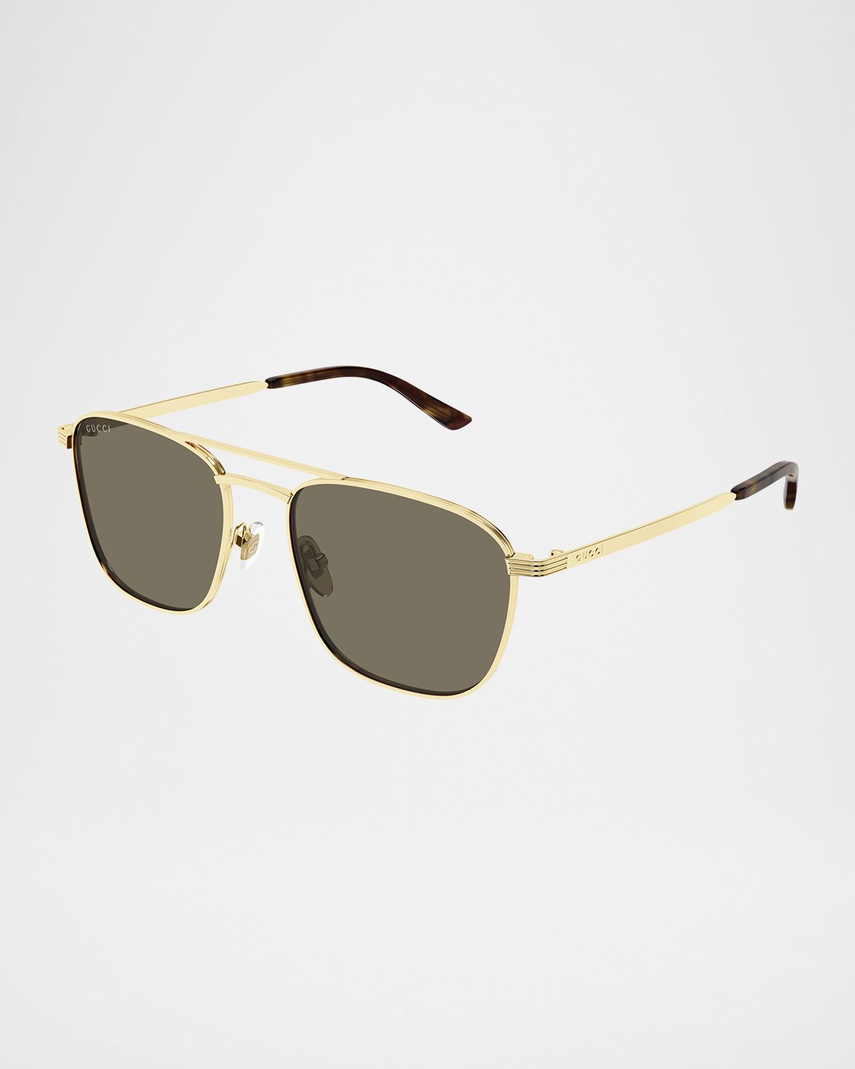 Gucci Men 's GG1881SM Metal Aviator Sunglasses