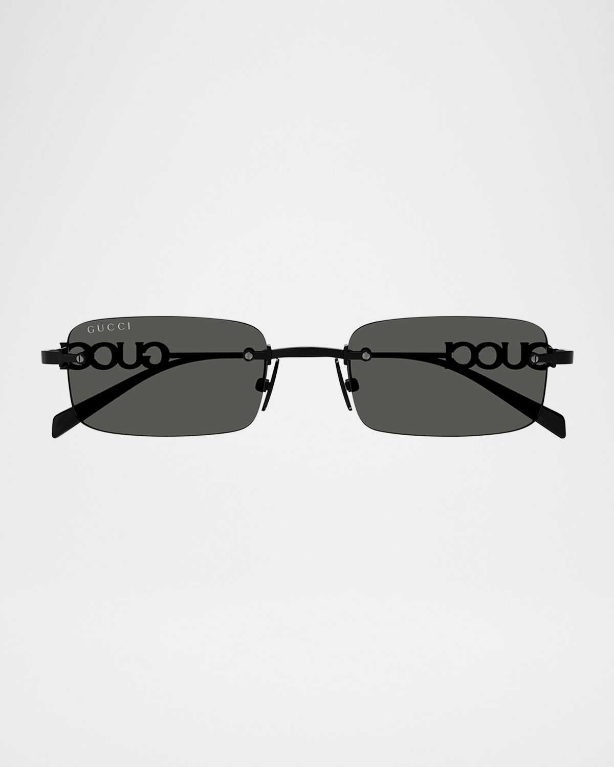 Gucci Men 's GG1808SM Metal Rectangle Sunglasses