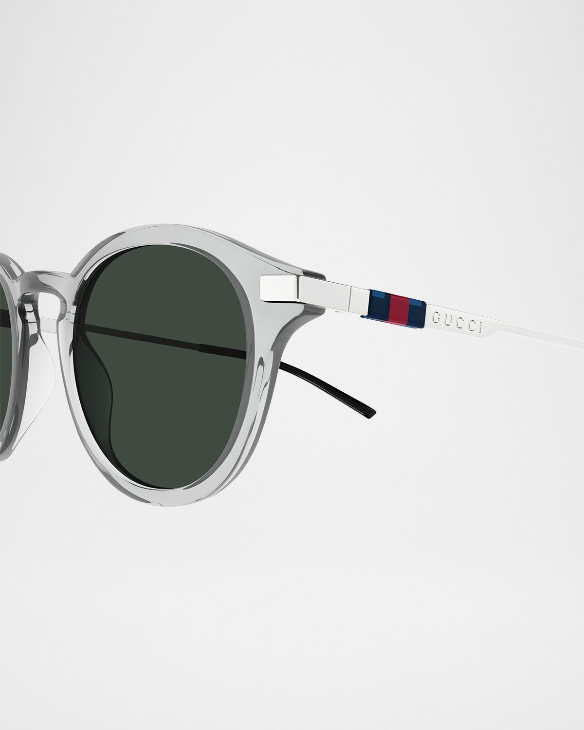 Gucci Men 's GG1890SAM Acetate Round Sunglasses