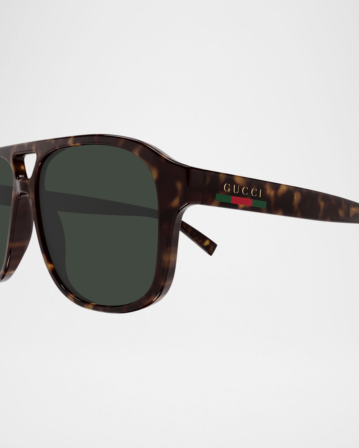 Gucci Men 's GG1856SM Plastic Aviator Sunglasses