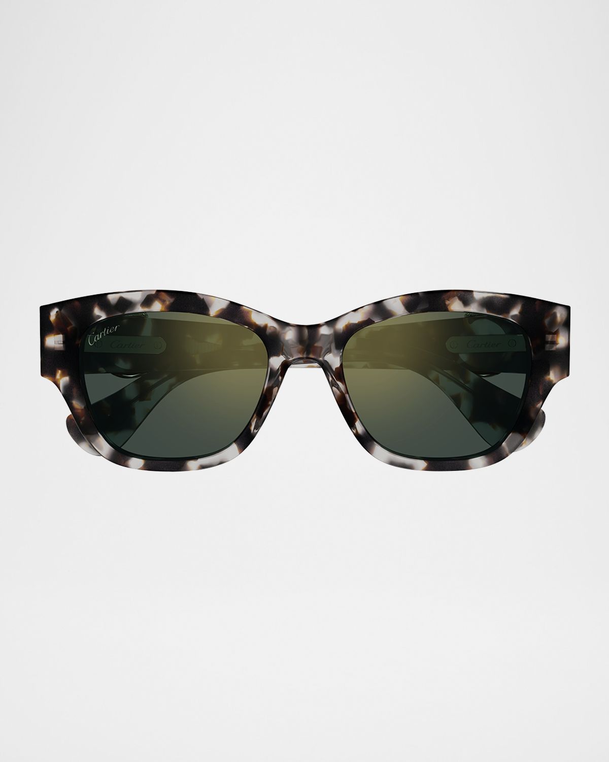 Cartier C-Logo Cat-Eye Shape Acetate Sunglasses