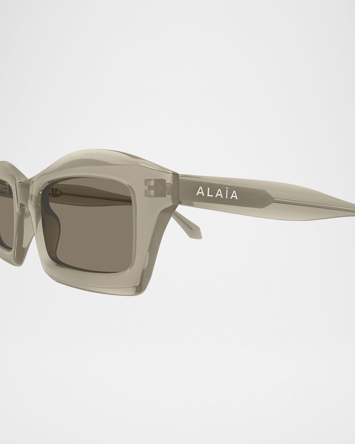 ALAIA Rectangle Acetate Sunglasses