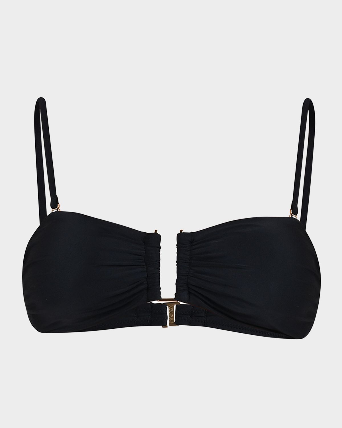 L 'Agence Krysta Solid Bandeau Bikini Top