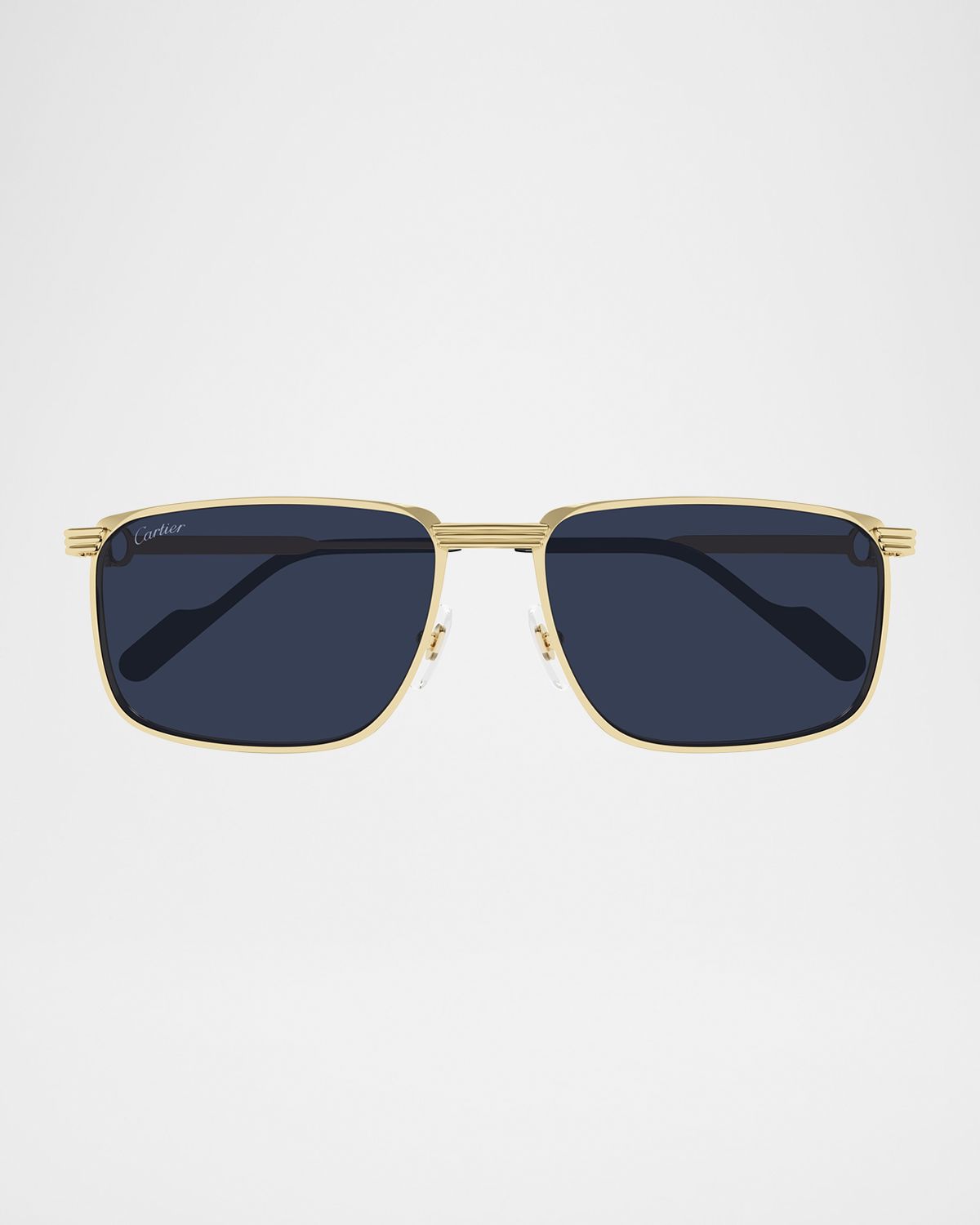 Cartier Men 's CT0534SM Metal Square Sunglasses