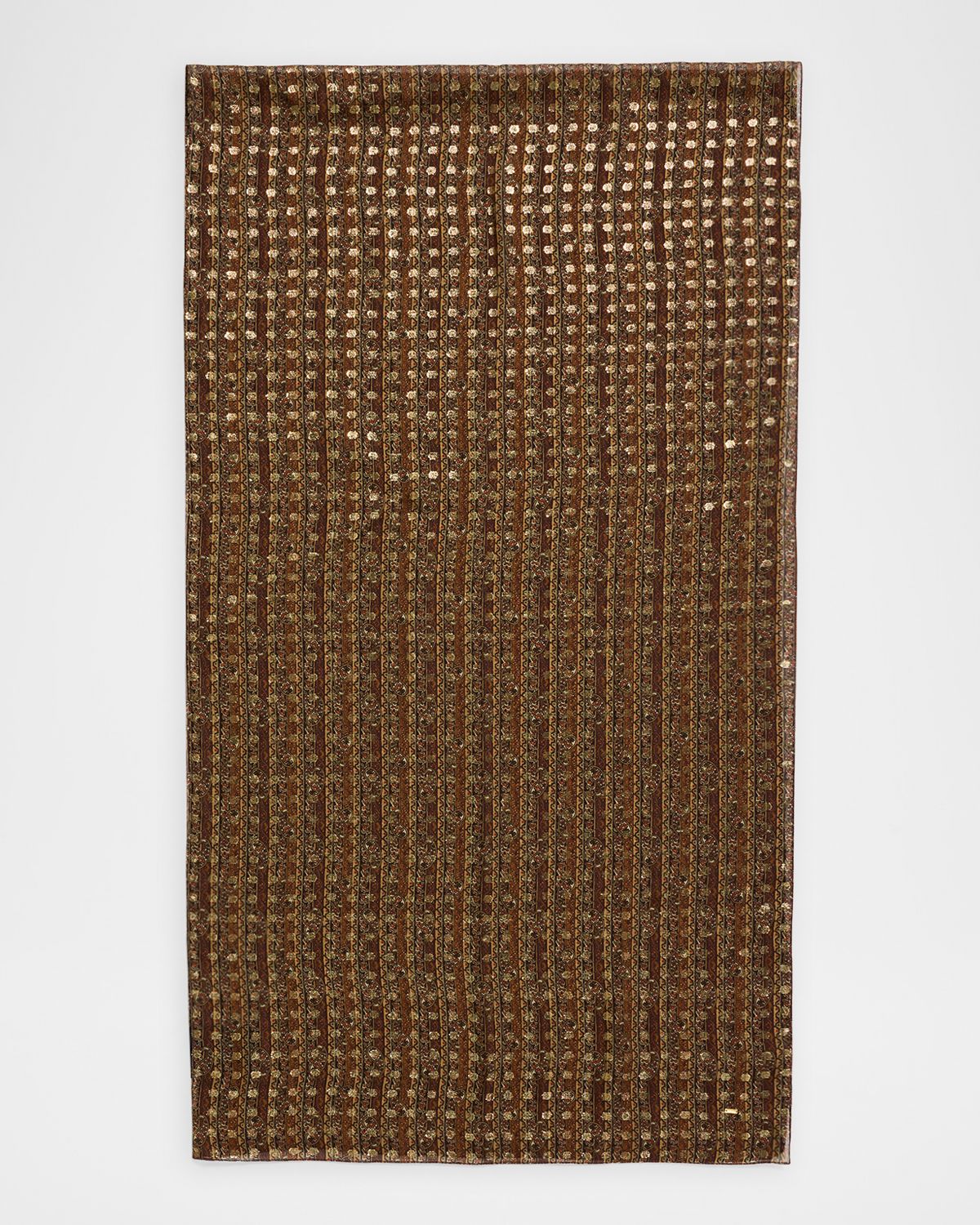 Saint Laurent Embellished Paisley-Print Scarf