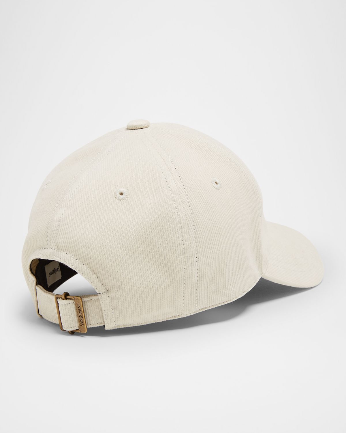Saint Laurent Embroidered Logo 5-Panel Vintage Cap